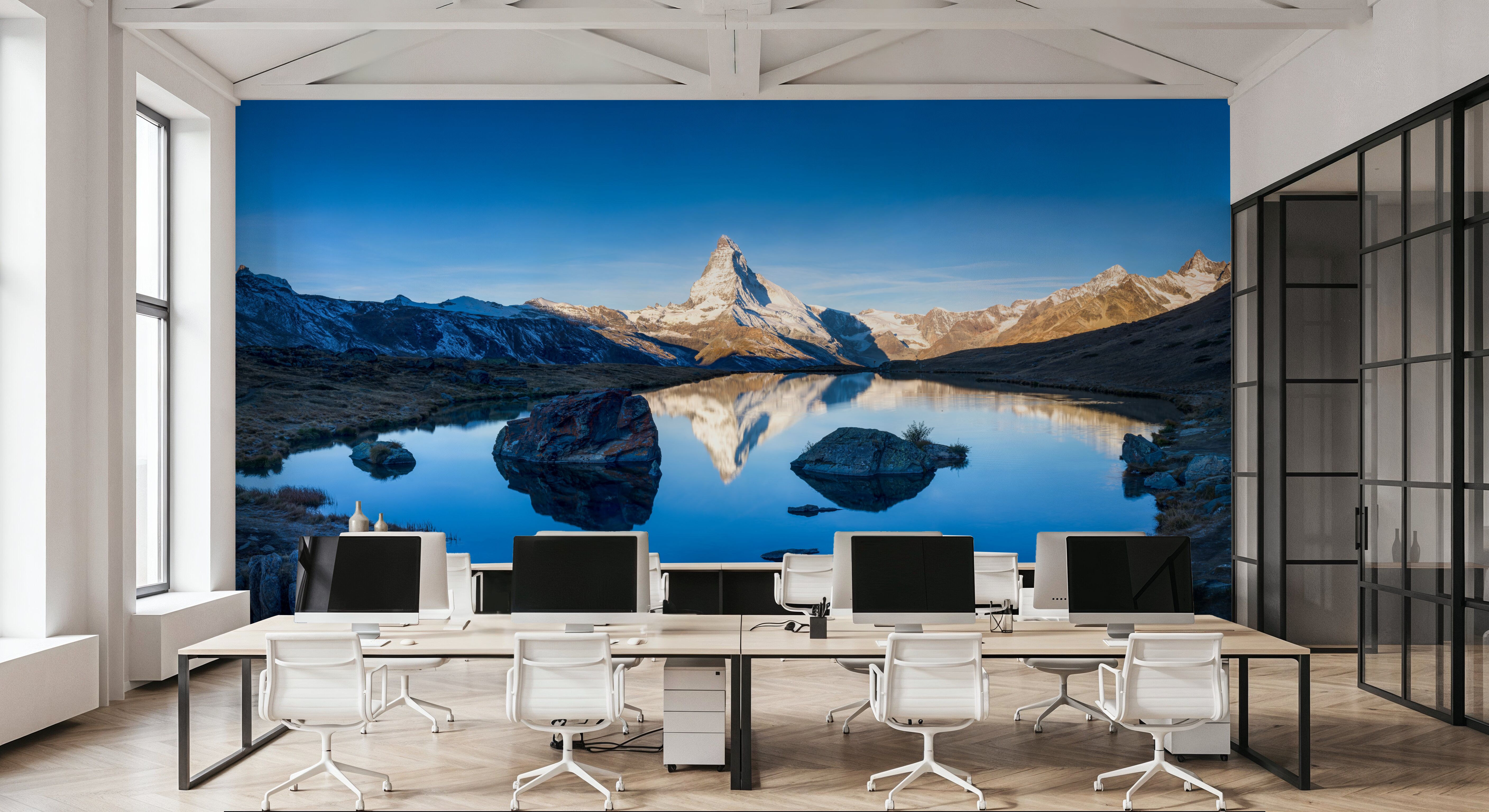 Matterhorn Reflections Blue