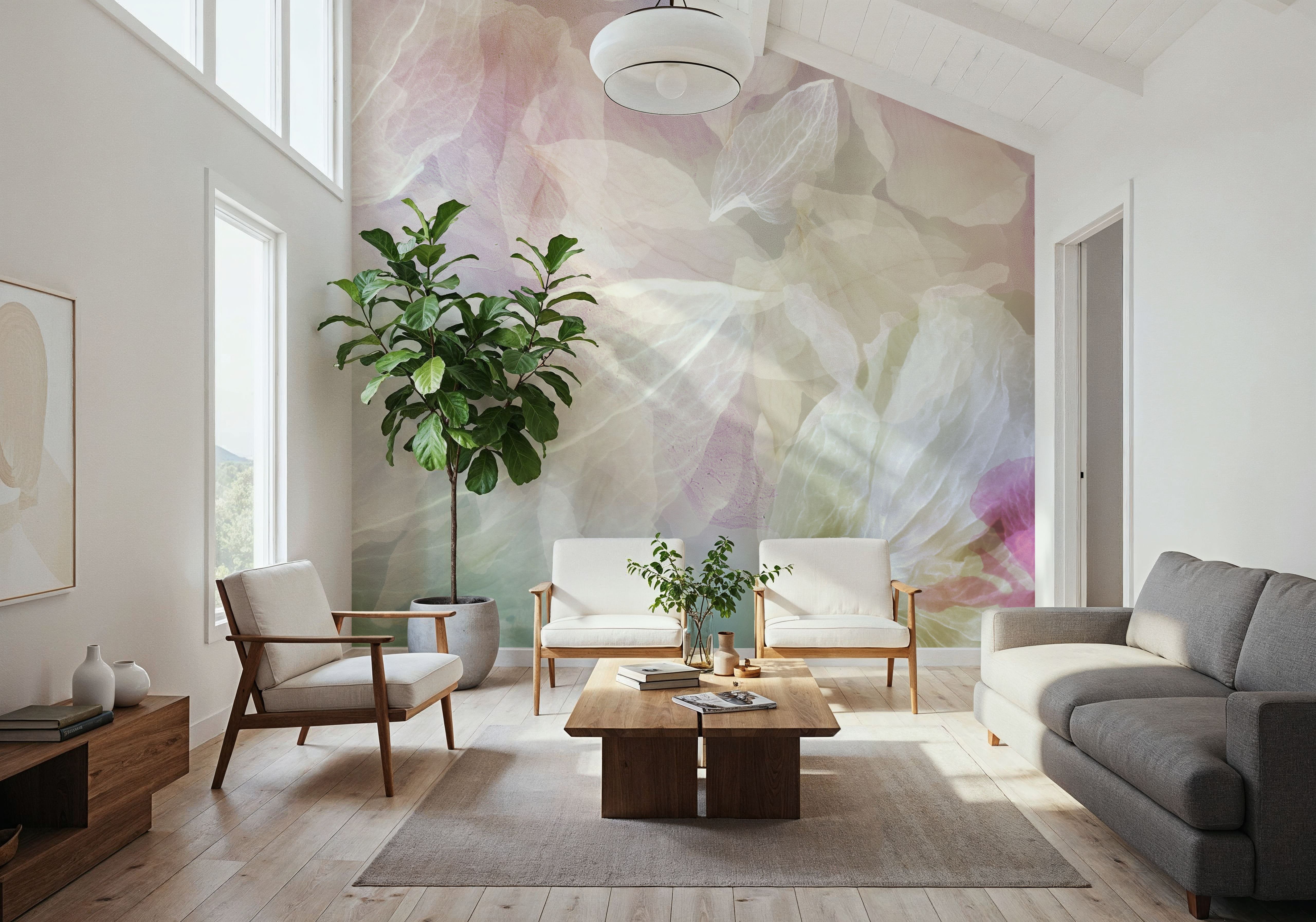 Garden in The Clouds, Wallpaper