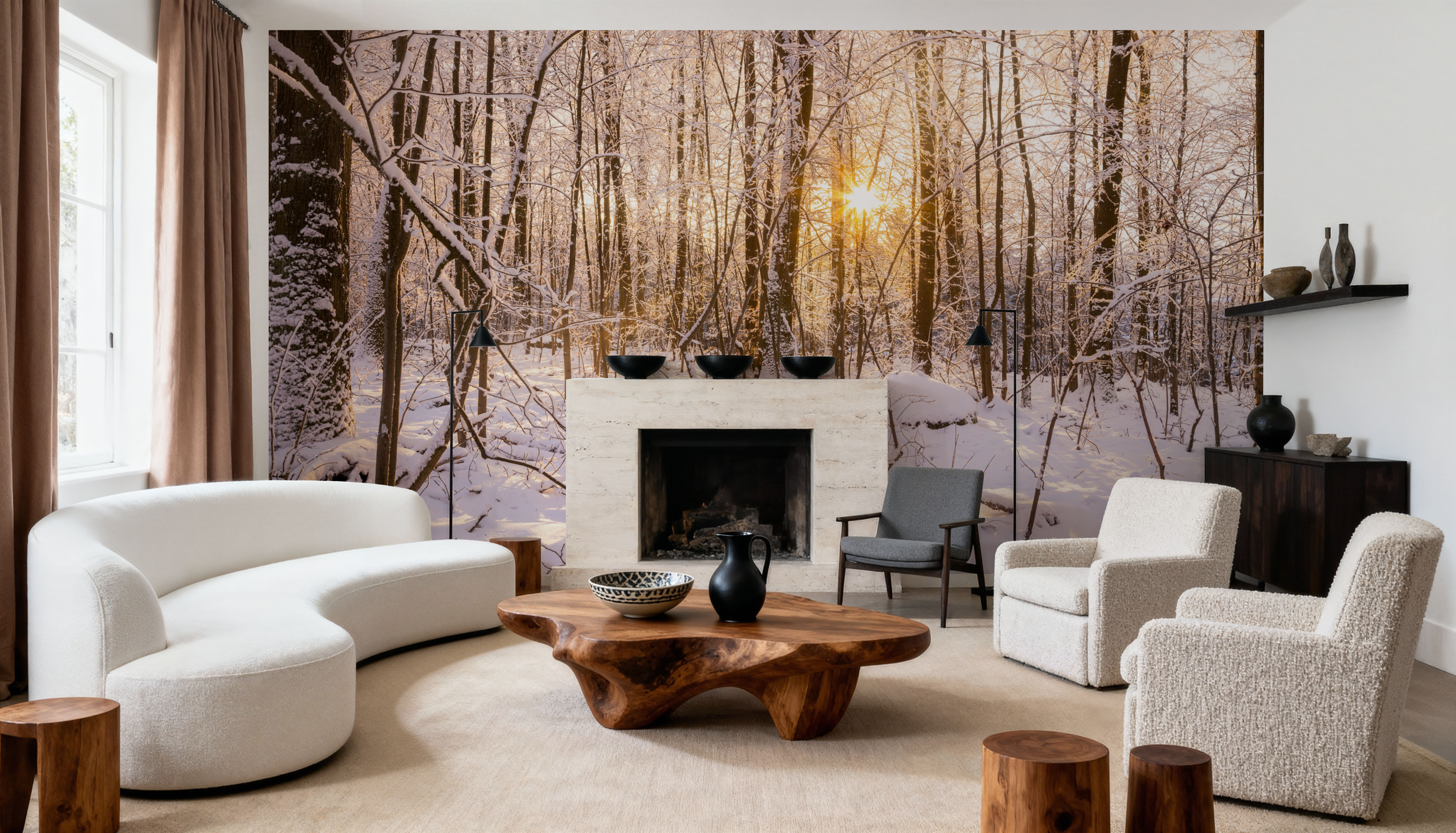 Winter Break, Wallpaper