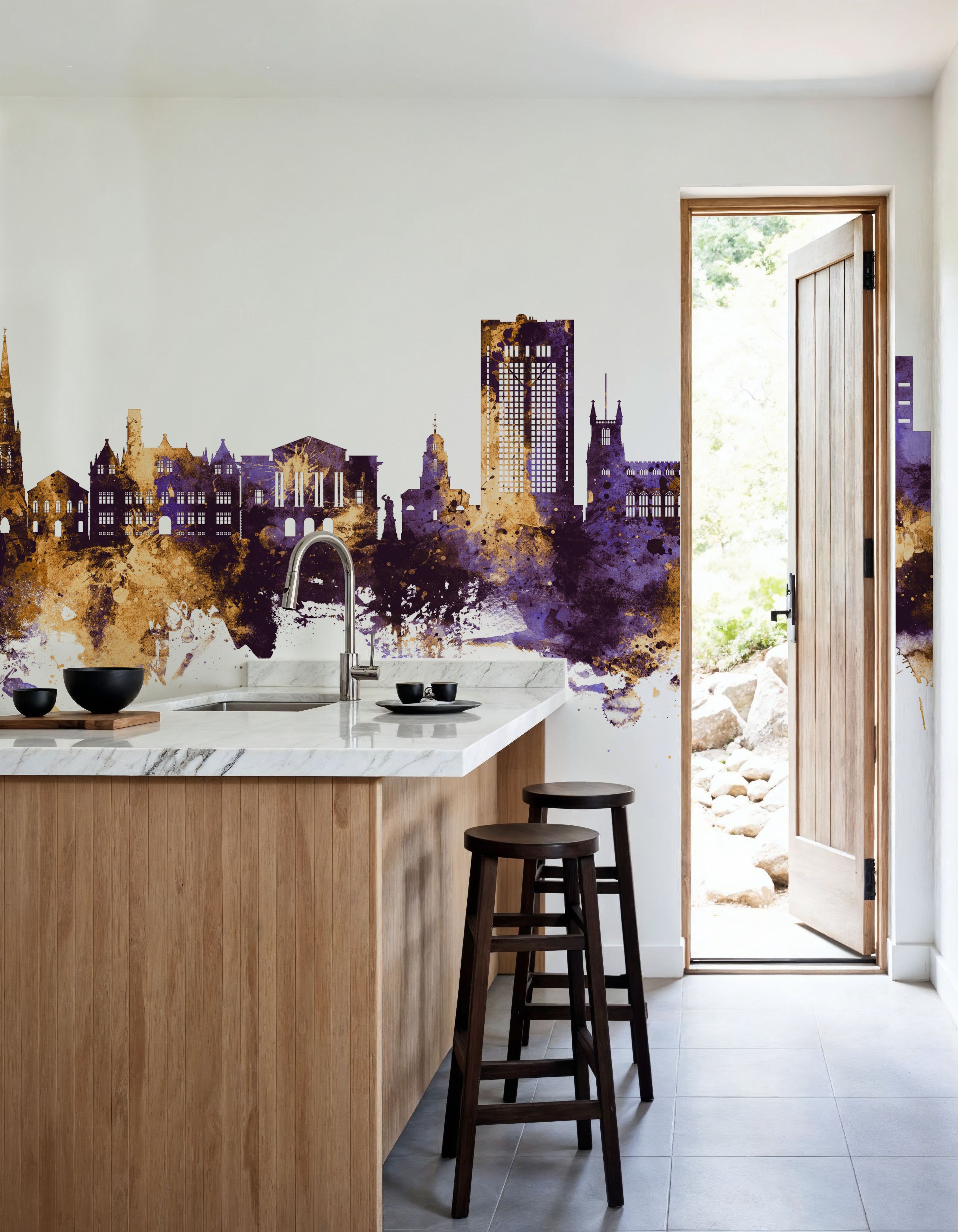 Blackburn England Skyline Purple & Gold