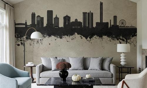 Atlantic City New Jersey Skyline Concrete