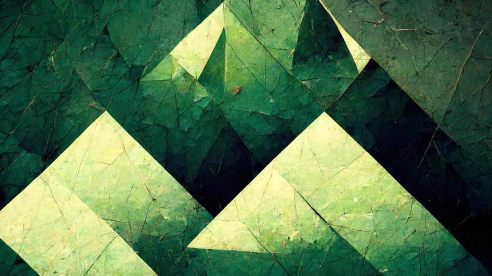 Reduced Mountains Green