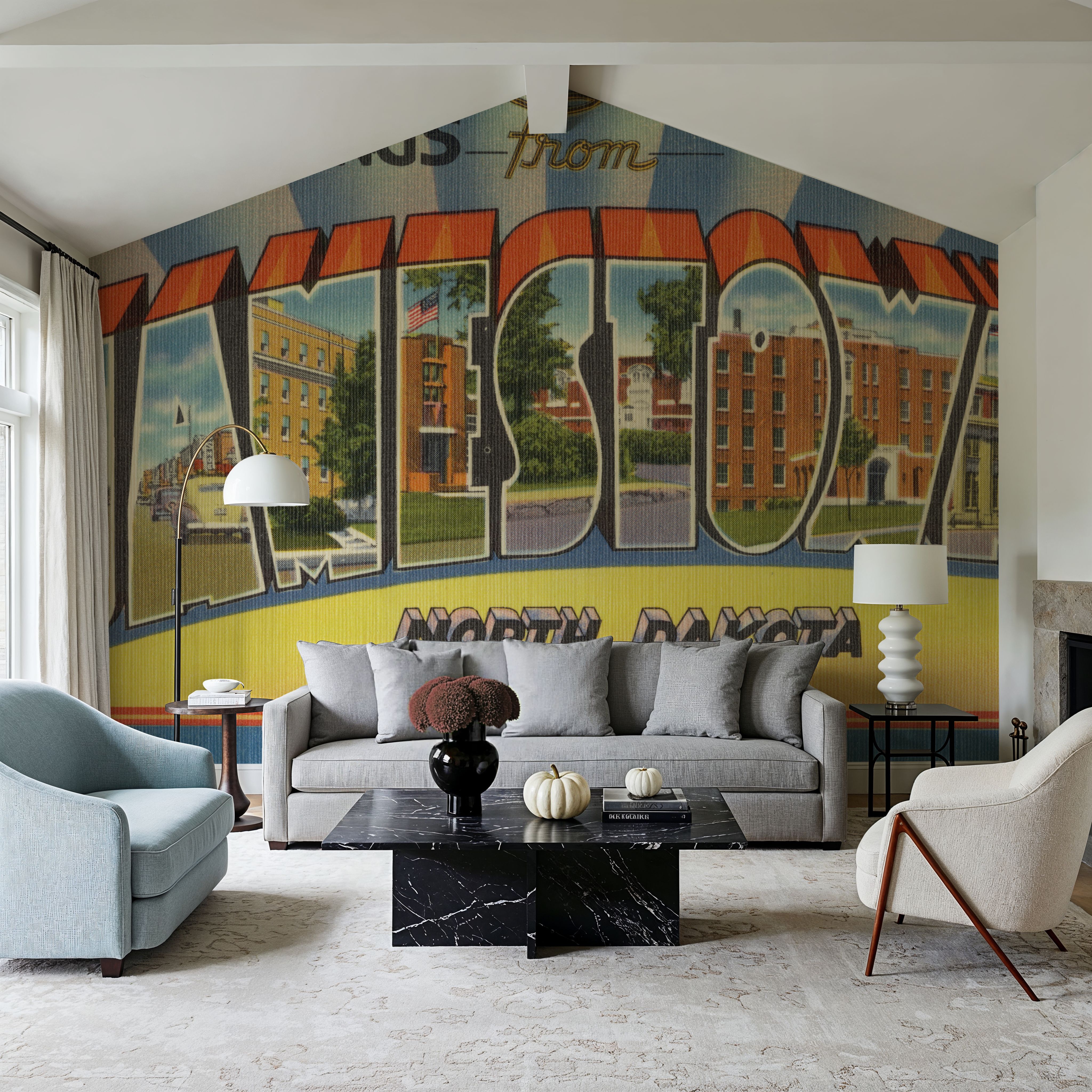 Greetings from Jamestown - Screenprint Postcard