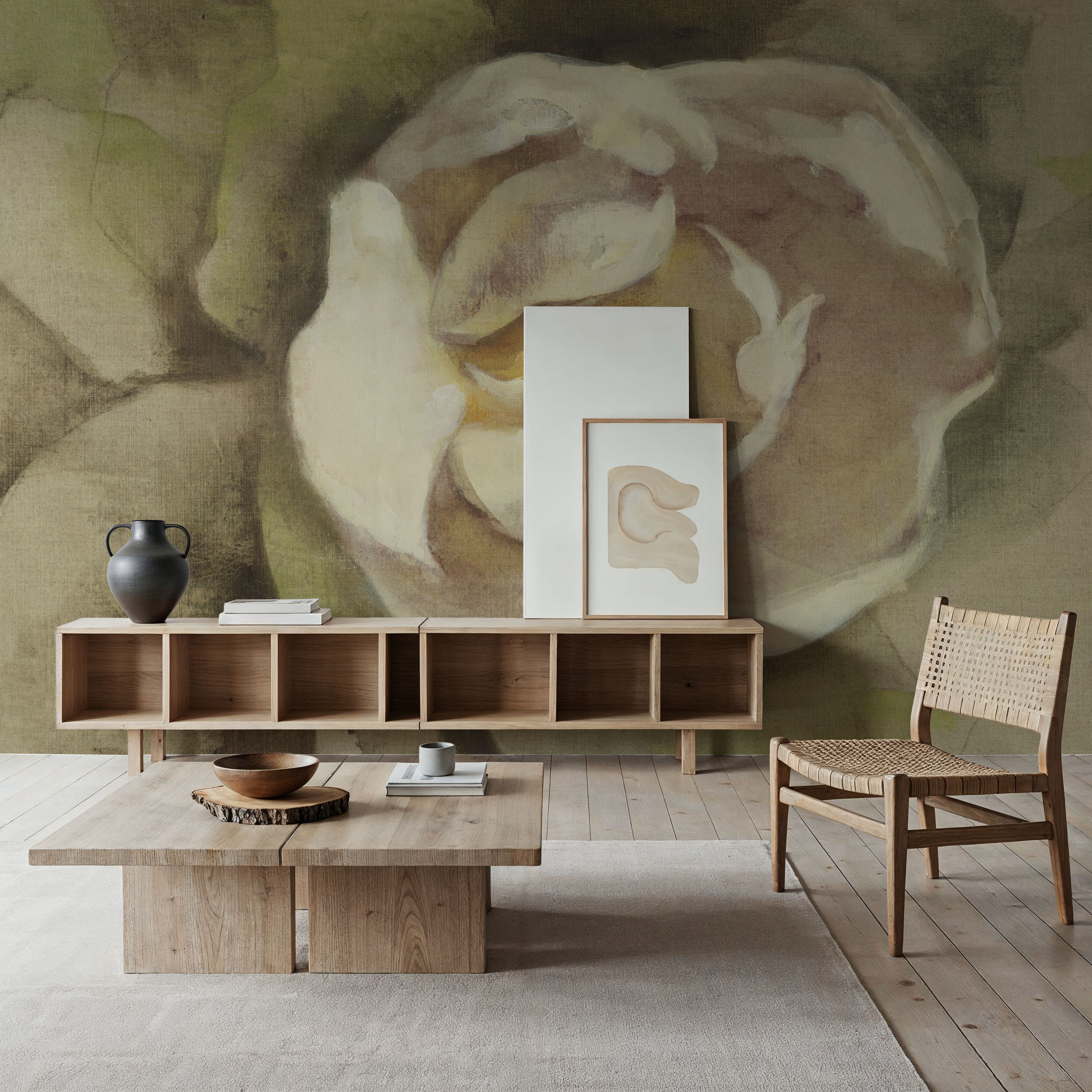 White Blossom on Canvas