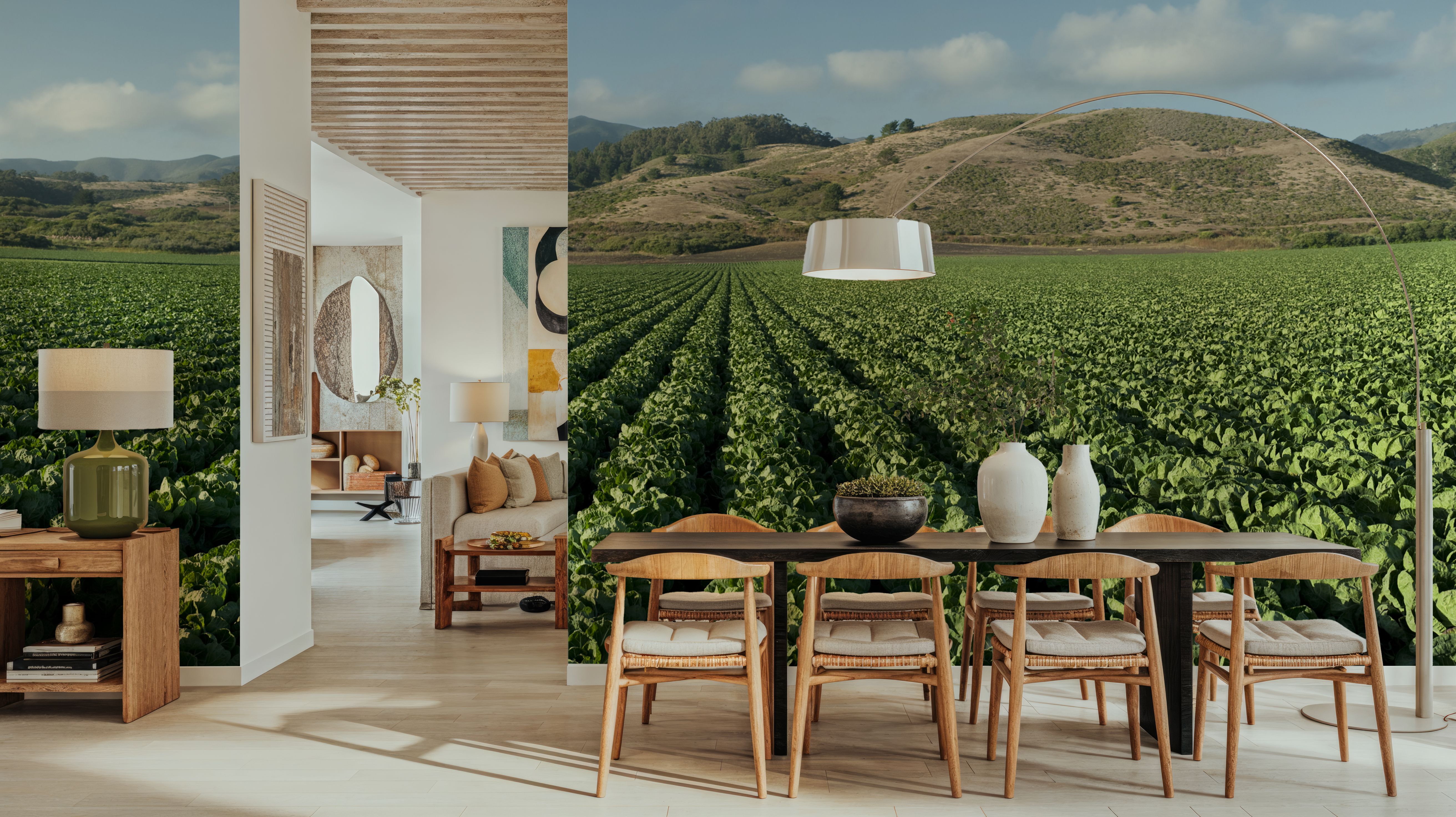 Harvest Rows, Papier peint