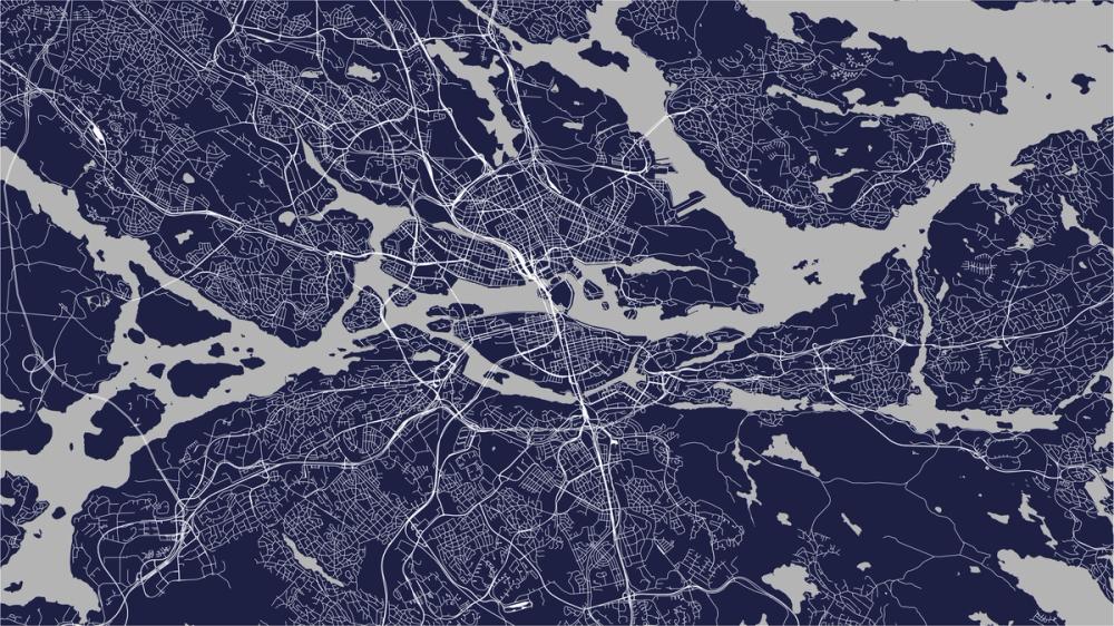 Map of Stockholm