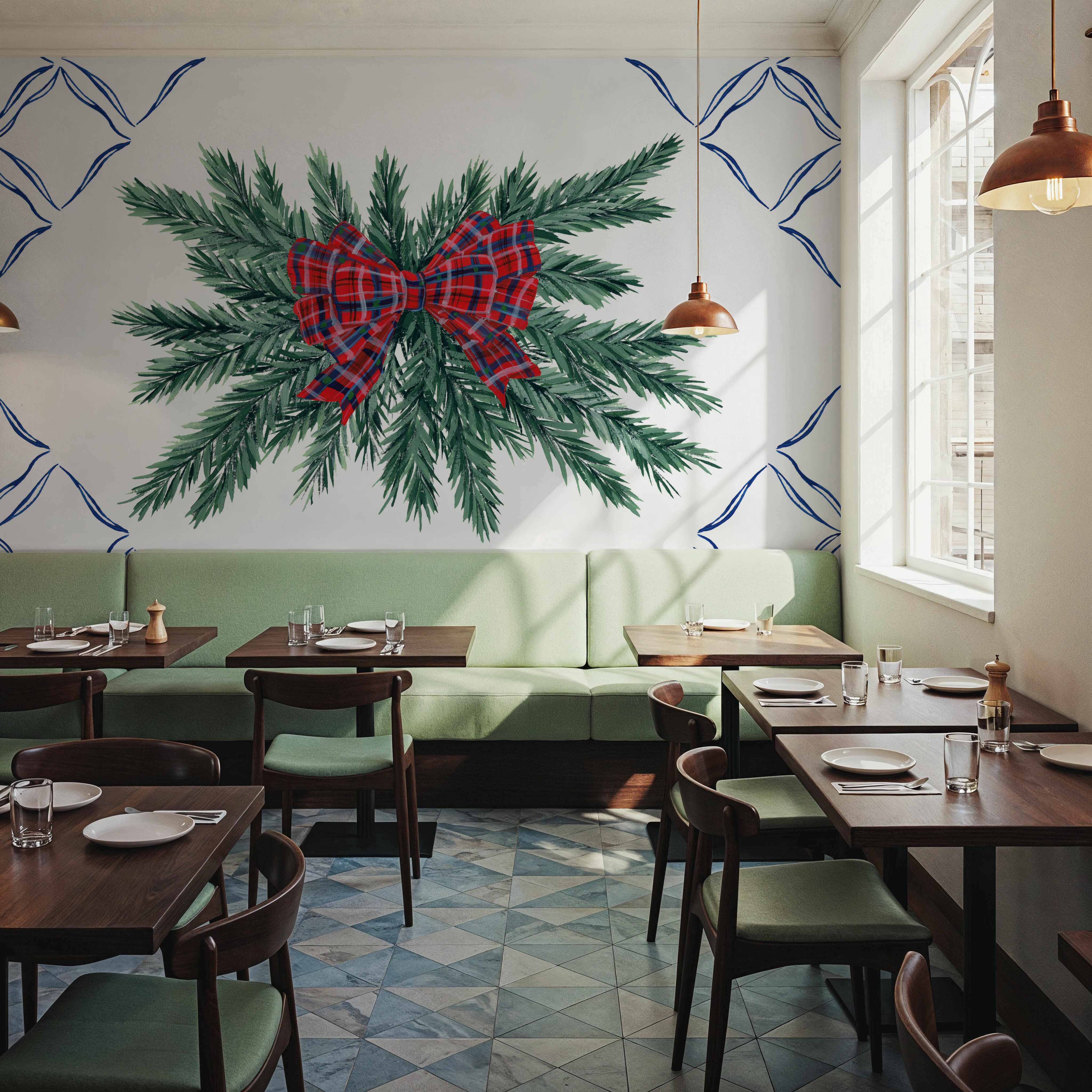 Holiday Tartan and Chinoiserie V
