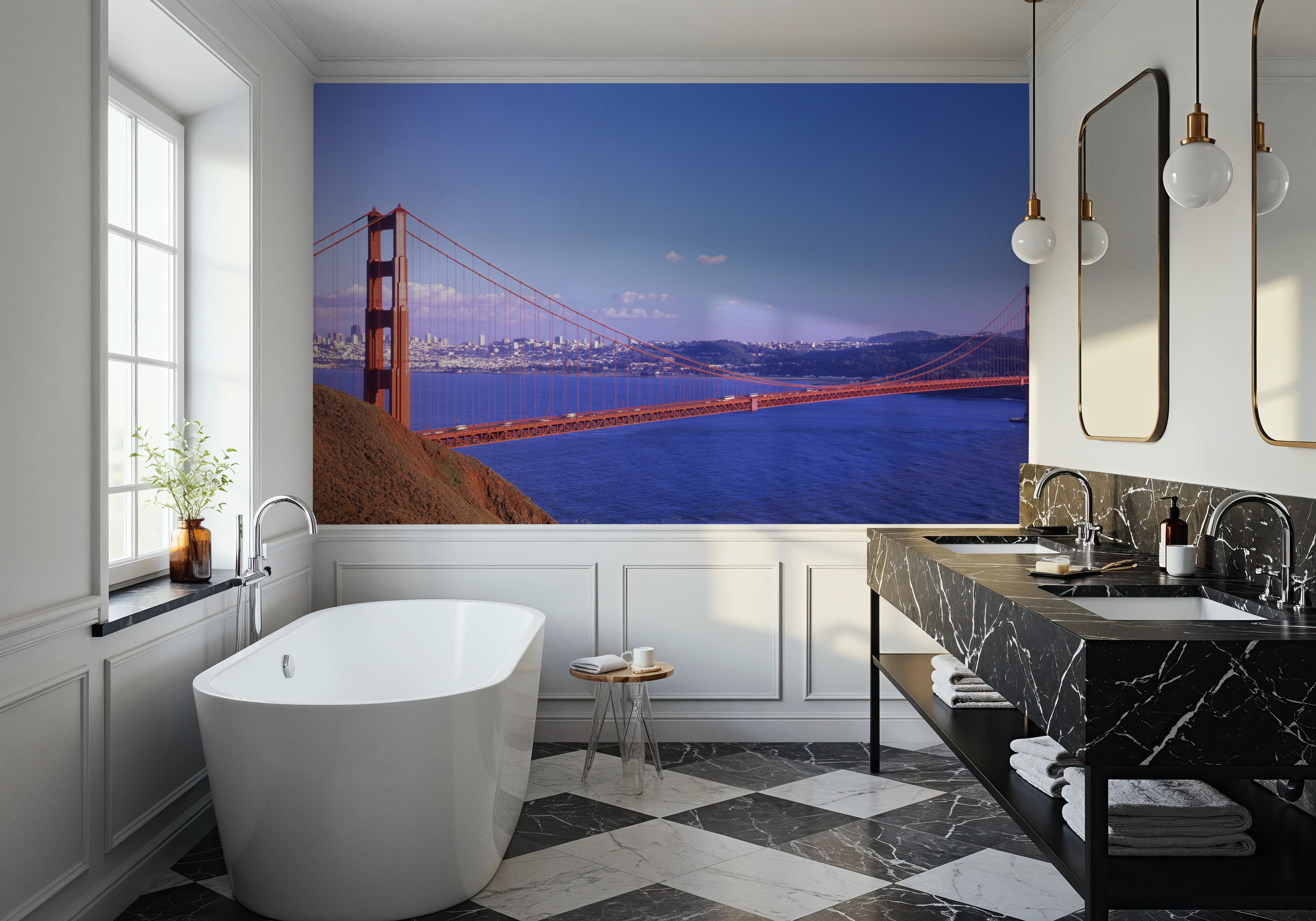 Golden Gate Gradient, Behang