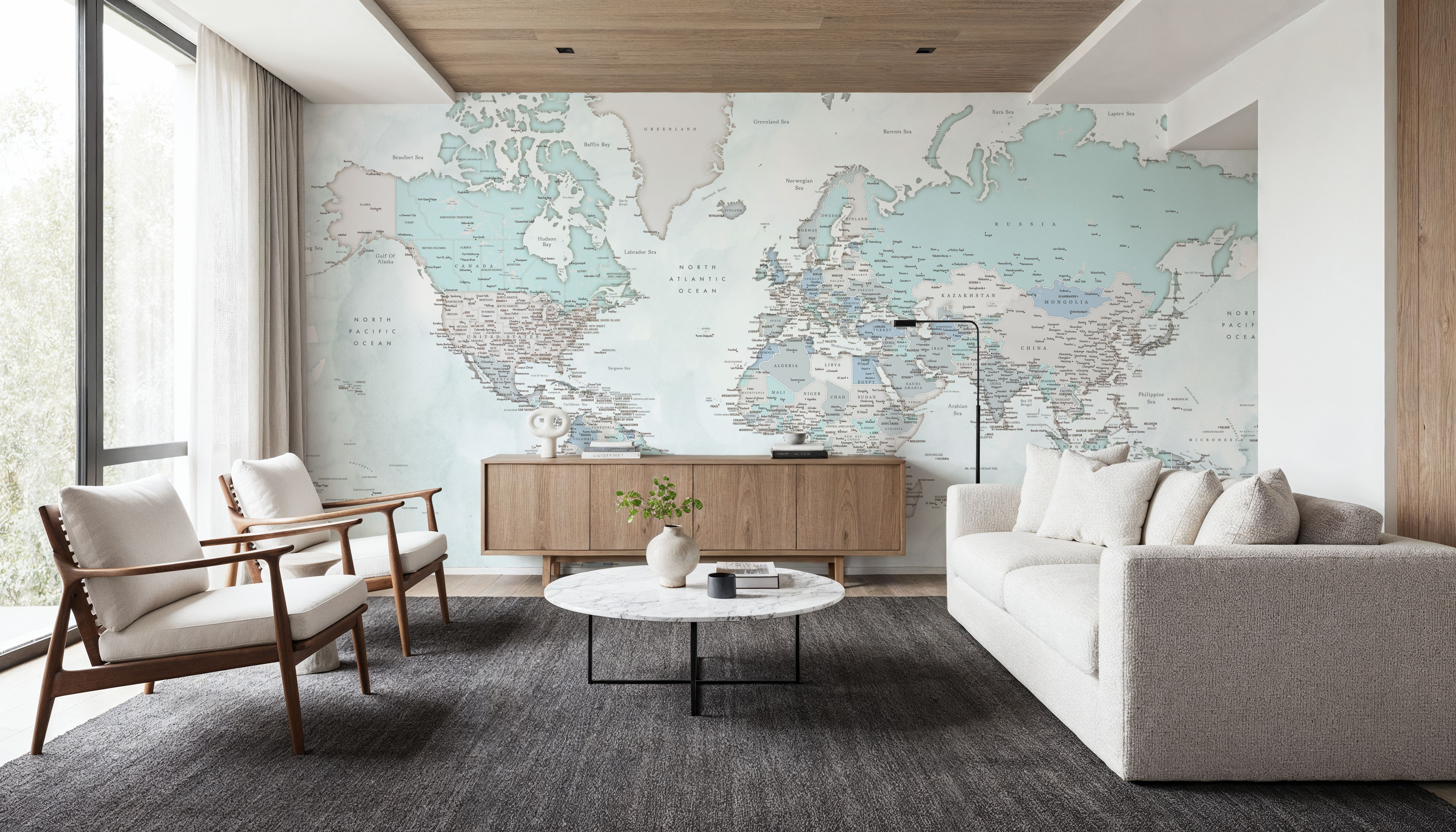 World Map Cities - Rebe