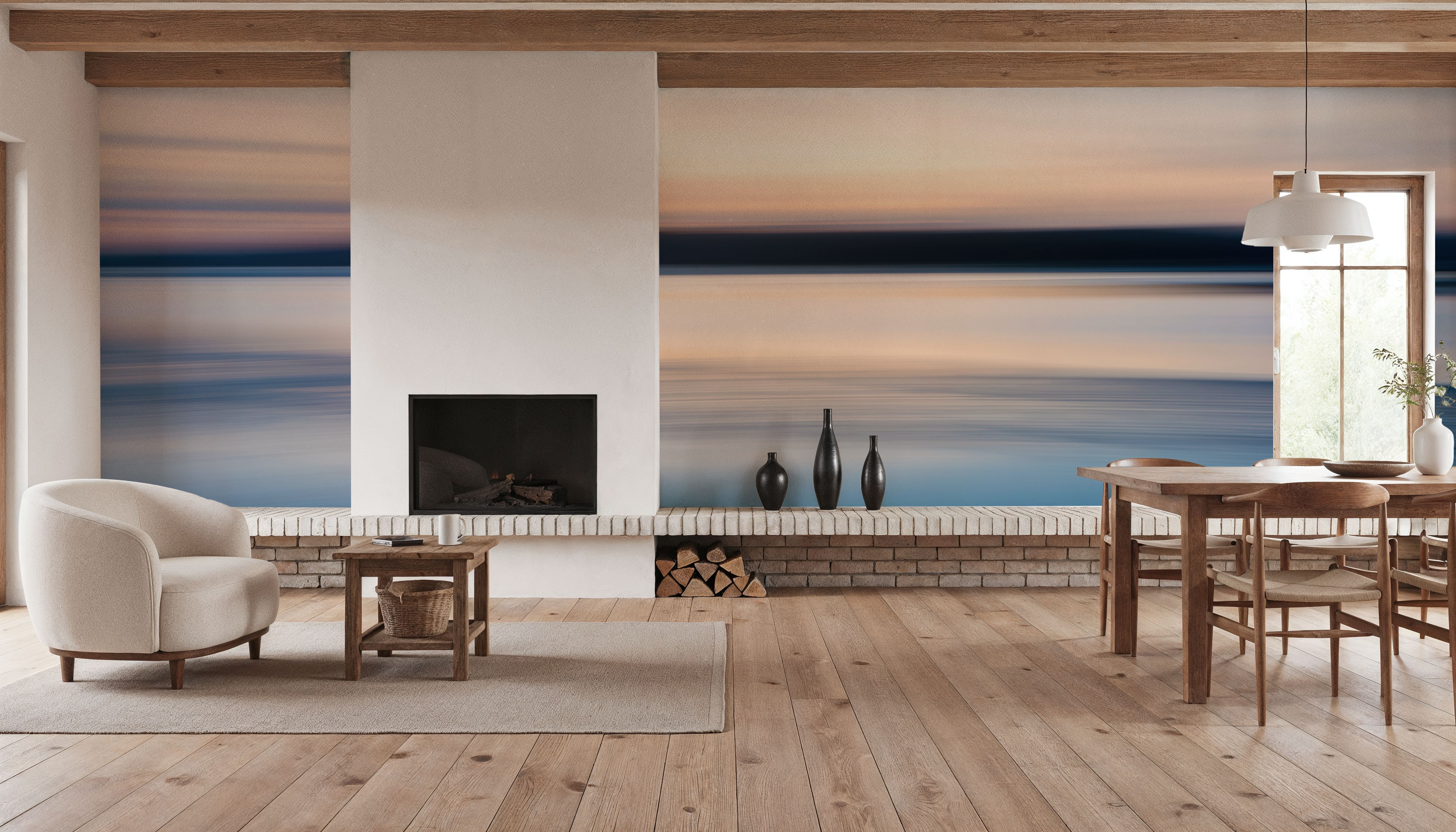 Reflection Of Morning Sky