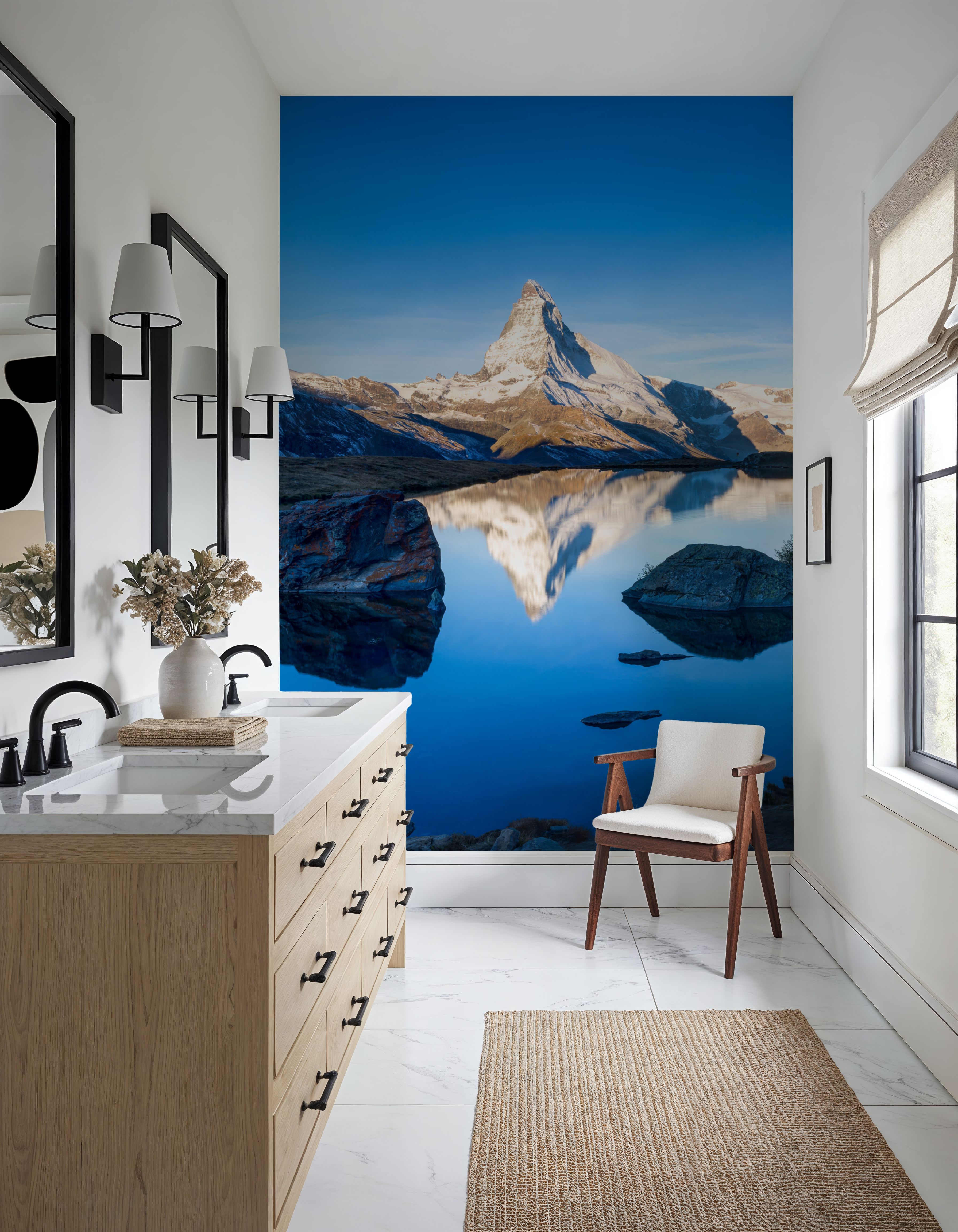 Matterhorn Reflections Blue