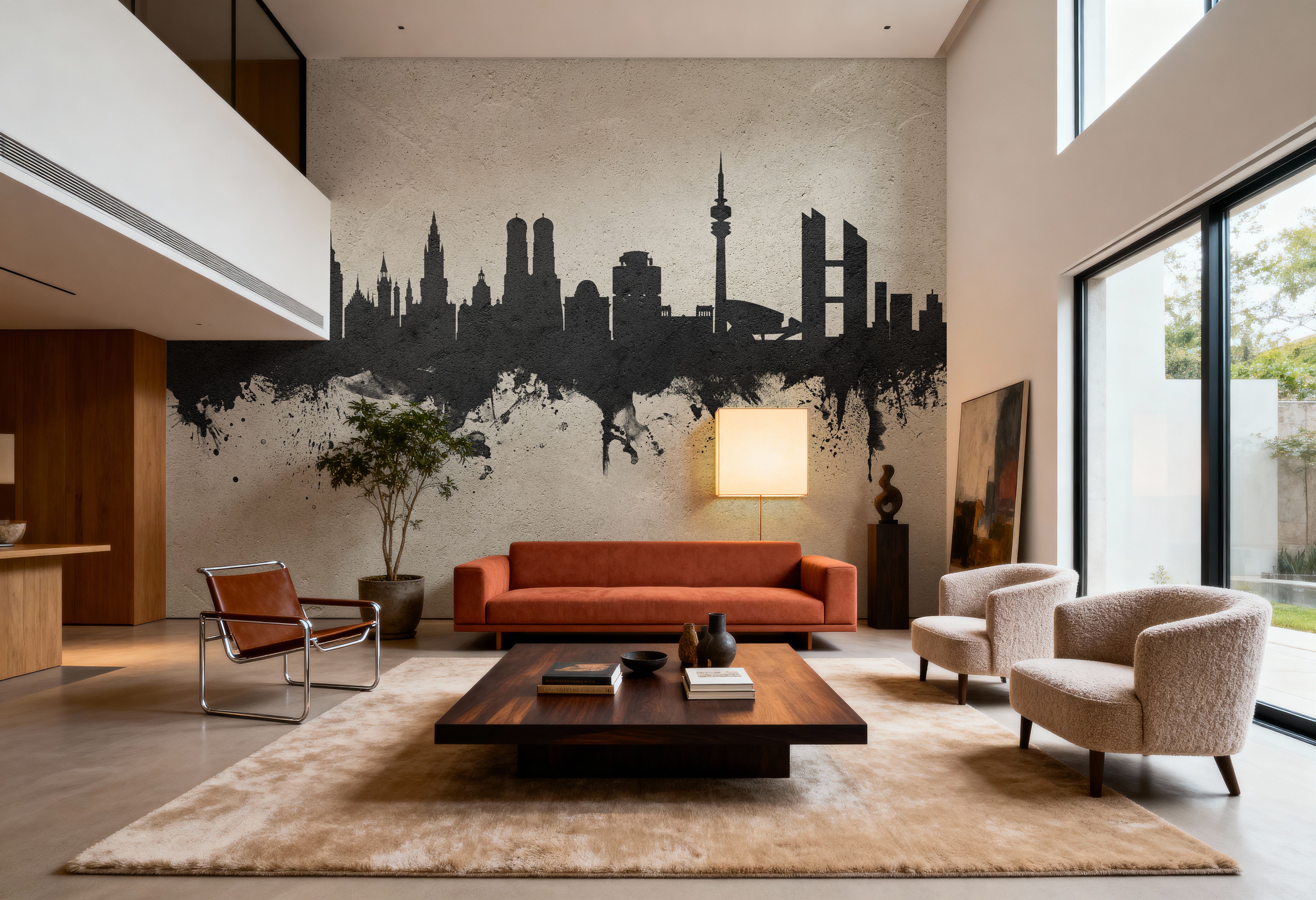 Munich Skyline Concrete