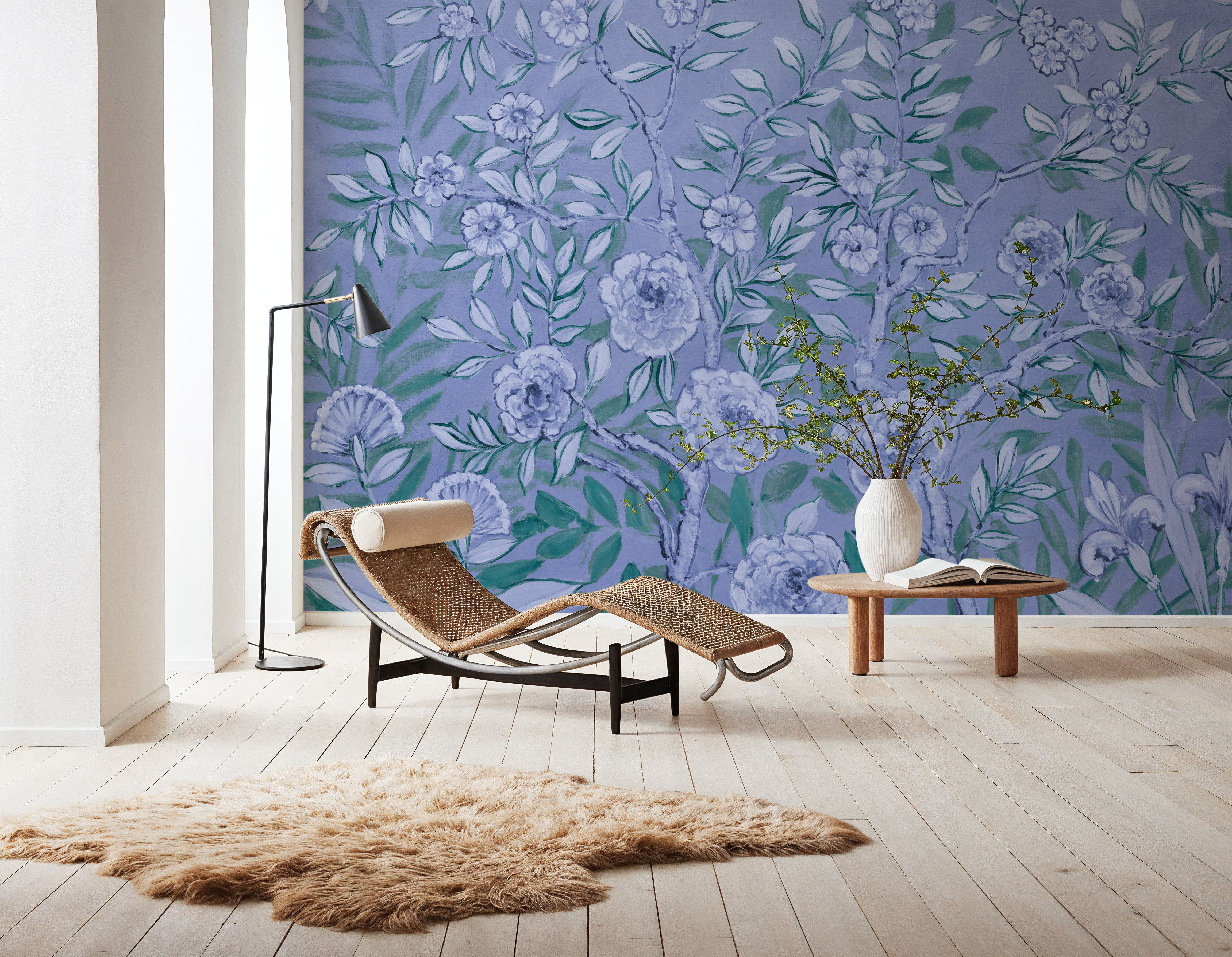 French Garden Blue Green