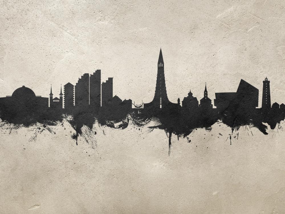 Reykjavík Skyline Concrete