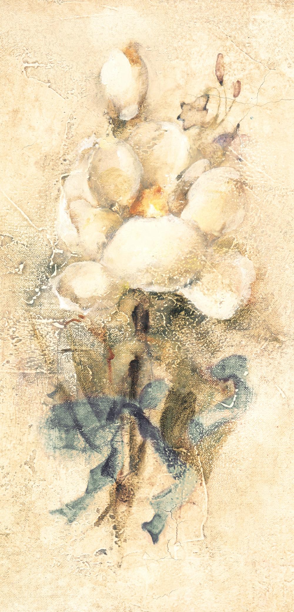 Magnolia with Ribbon Bright Crop