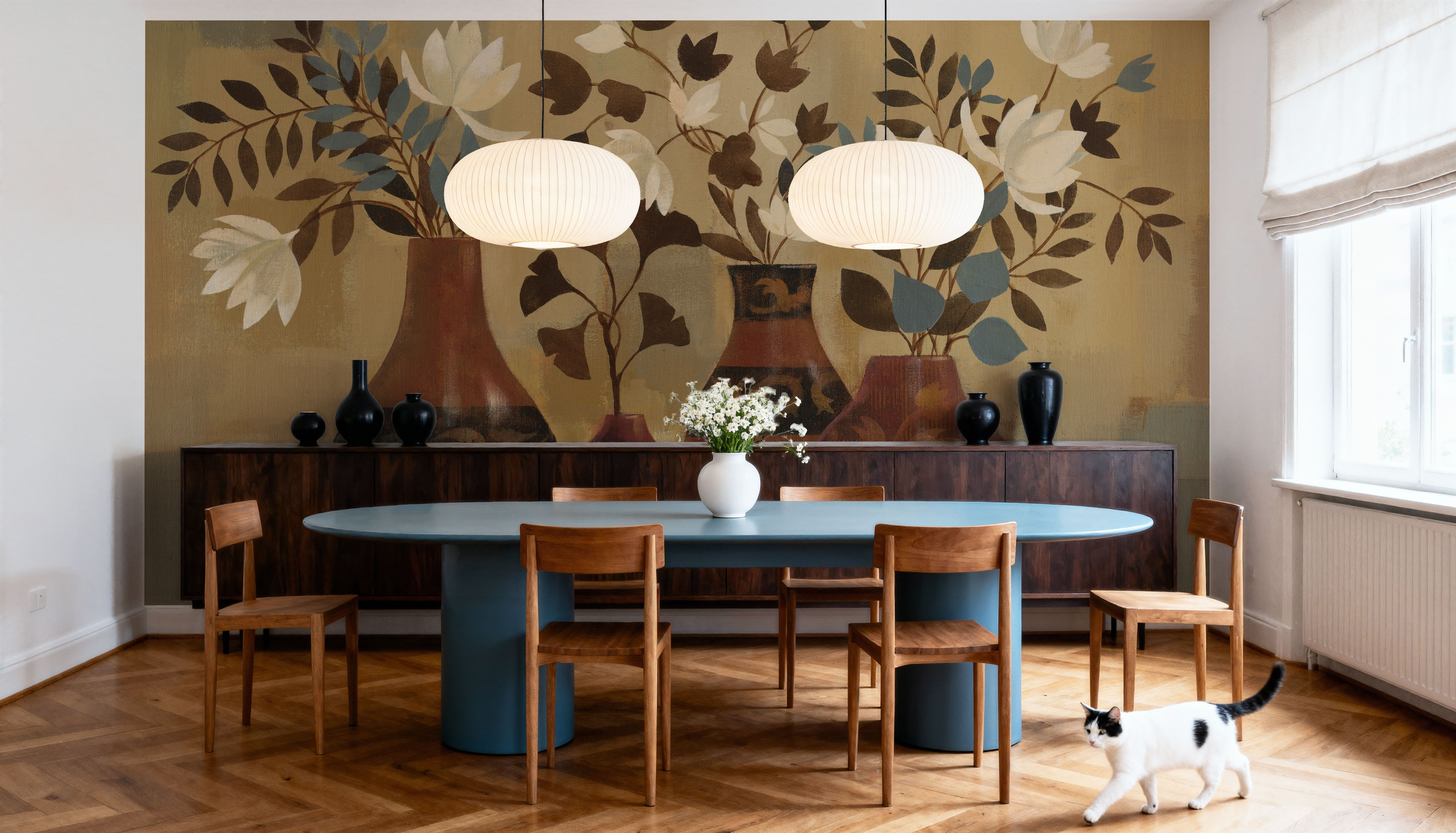 Decorative Vases, Wallpaper