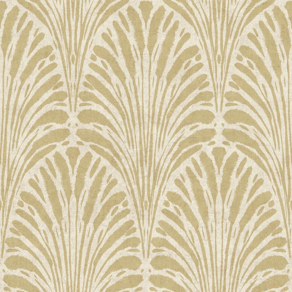 Brushstroke Fan Scallop, Ecru