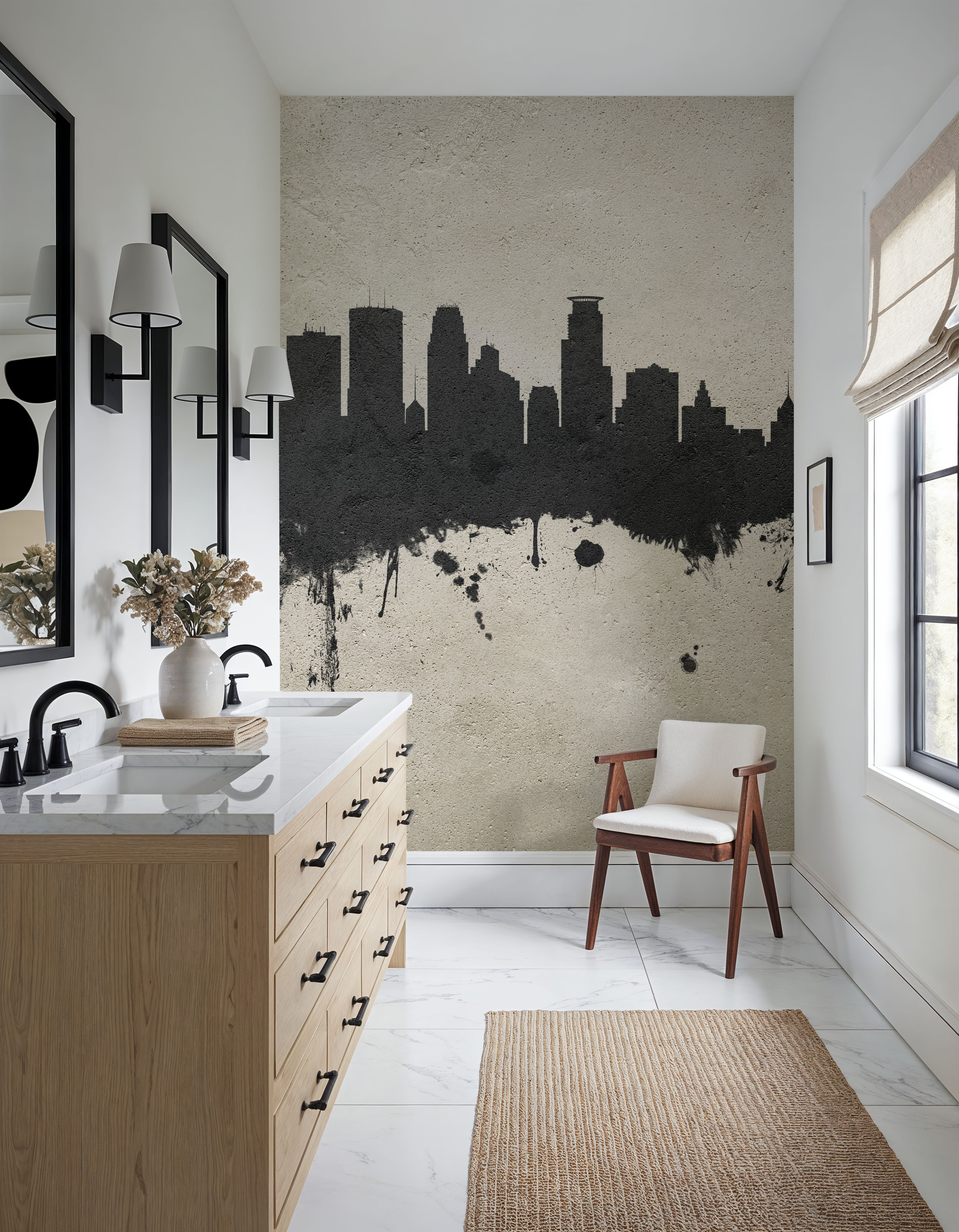 Minneapolis Minnesota Skyline Concrete