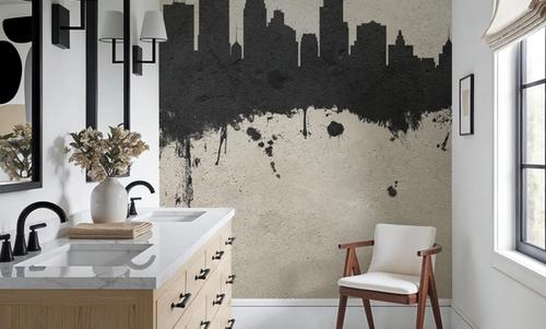 Minneapolis Minnesota Skyline Concrete