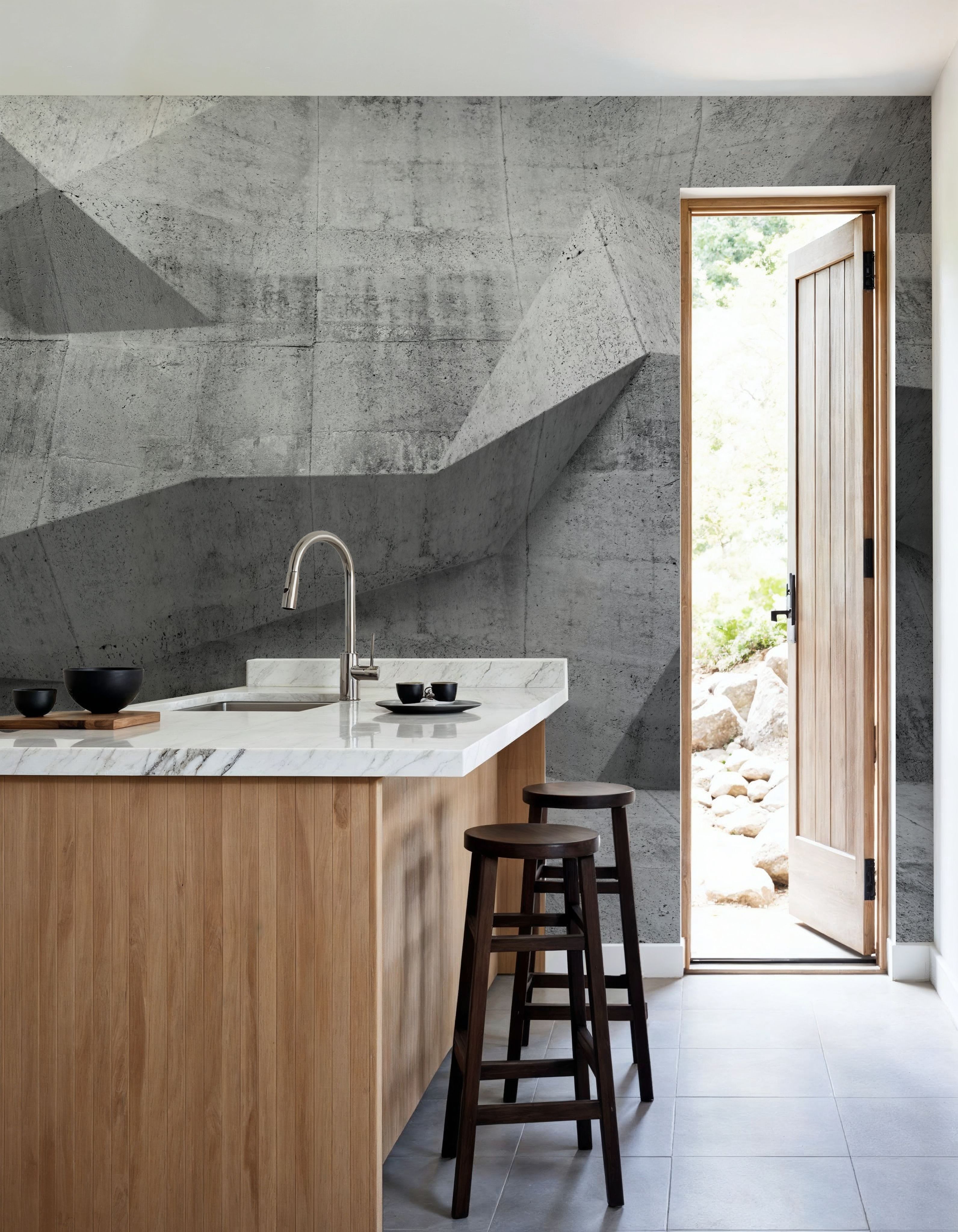 Concrete Shapes Gray