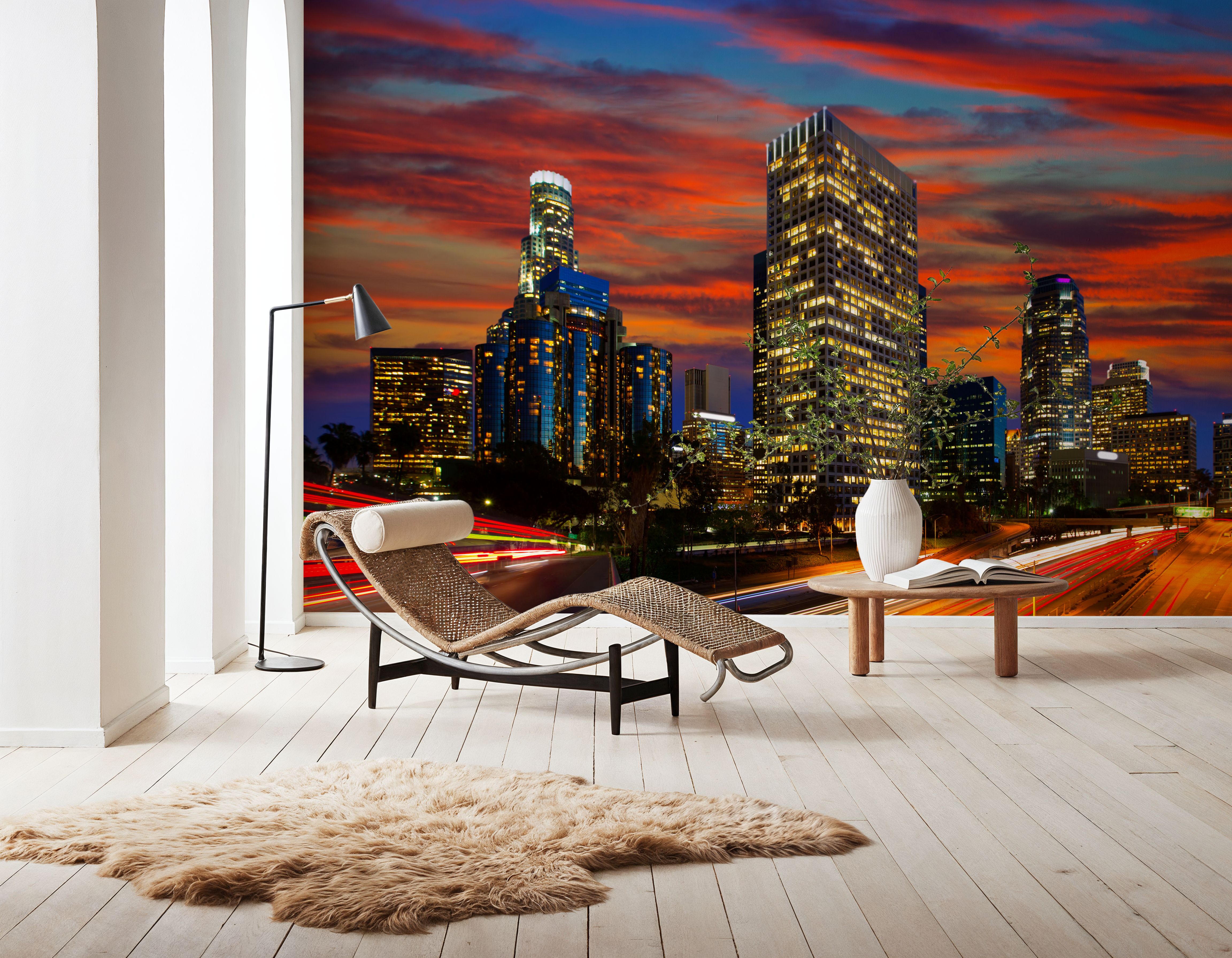 Downtown from the 110