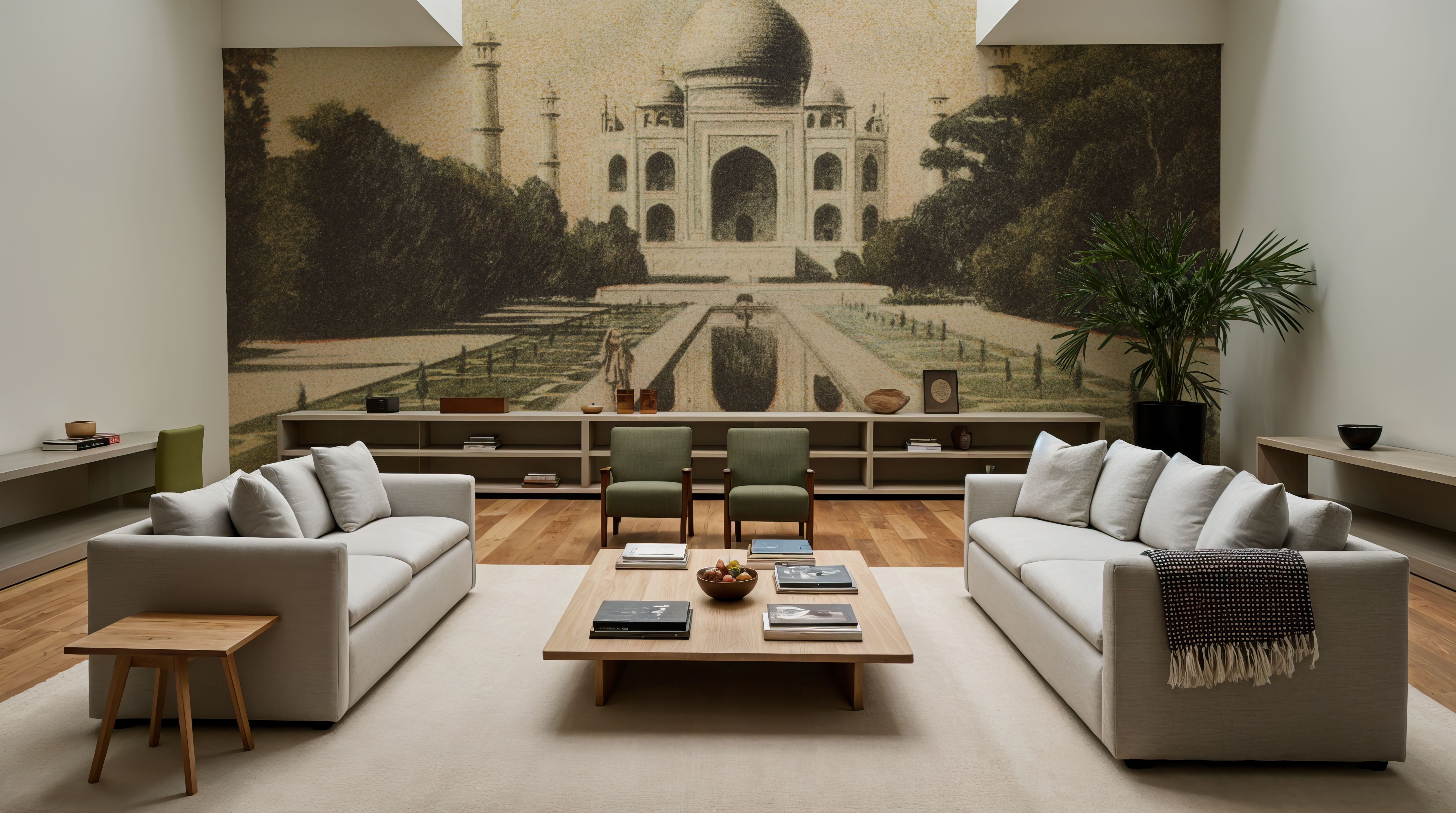 Taj Mahal Postcard - Screenprint