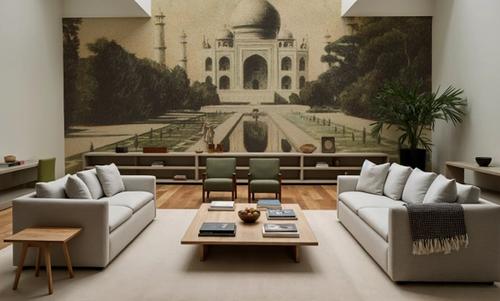 Taj Mahal Postcard - Screenprint
