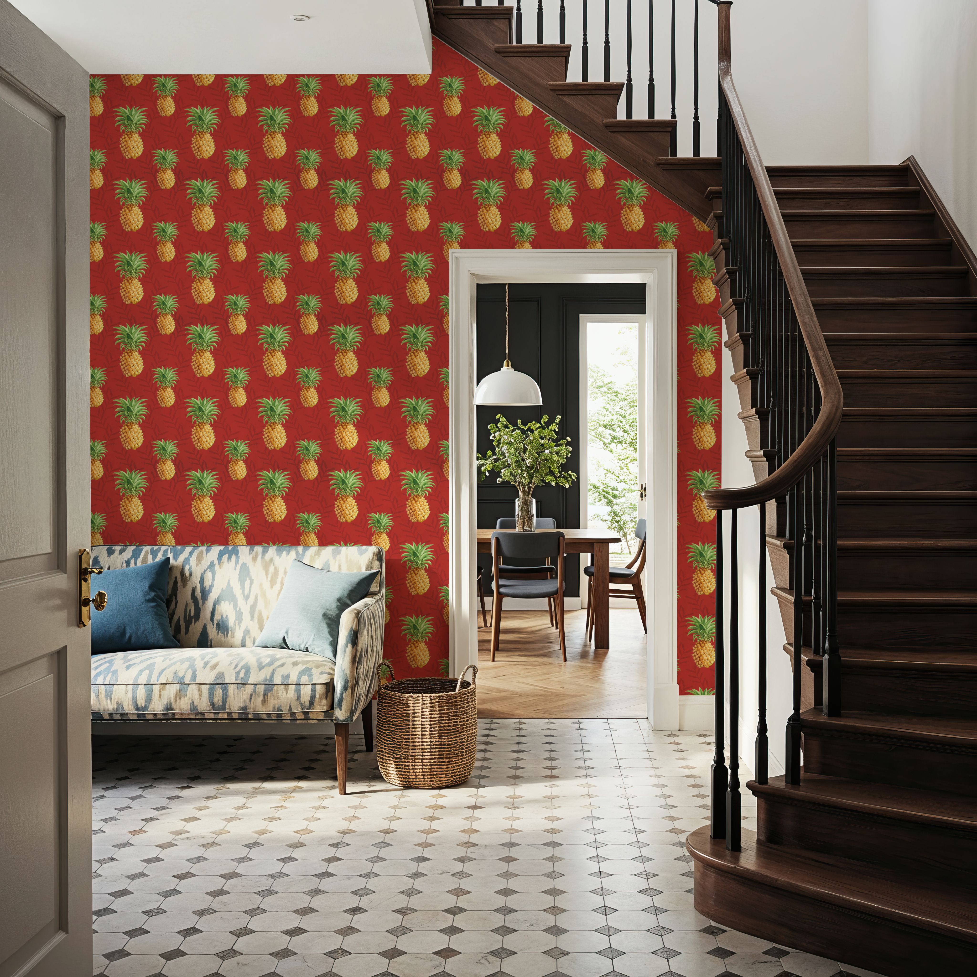 Pineapple Paradise Red