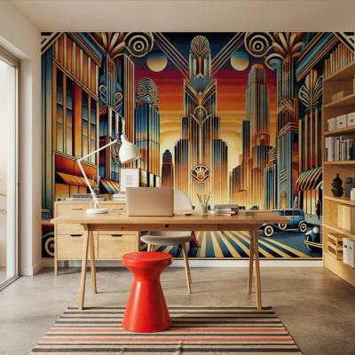 Elegant Art Deco Cityscape