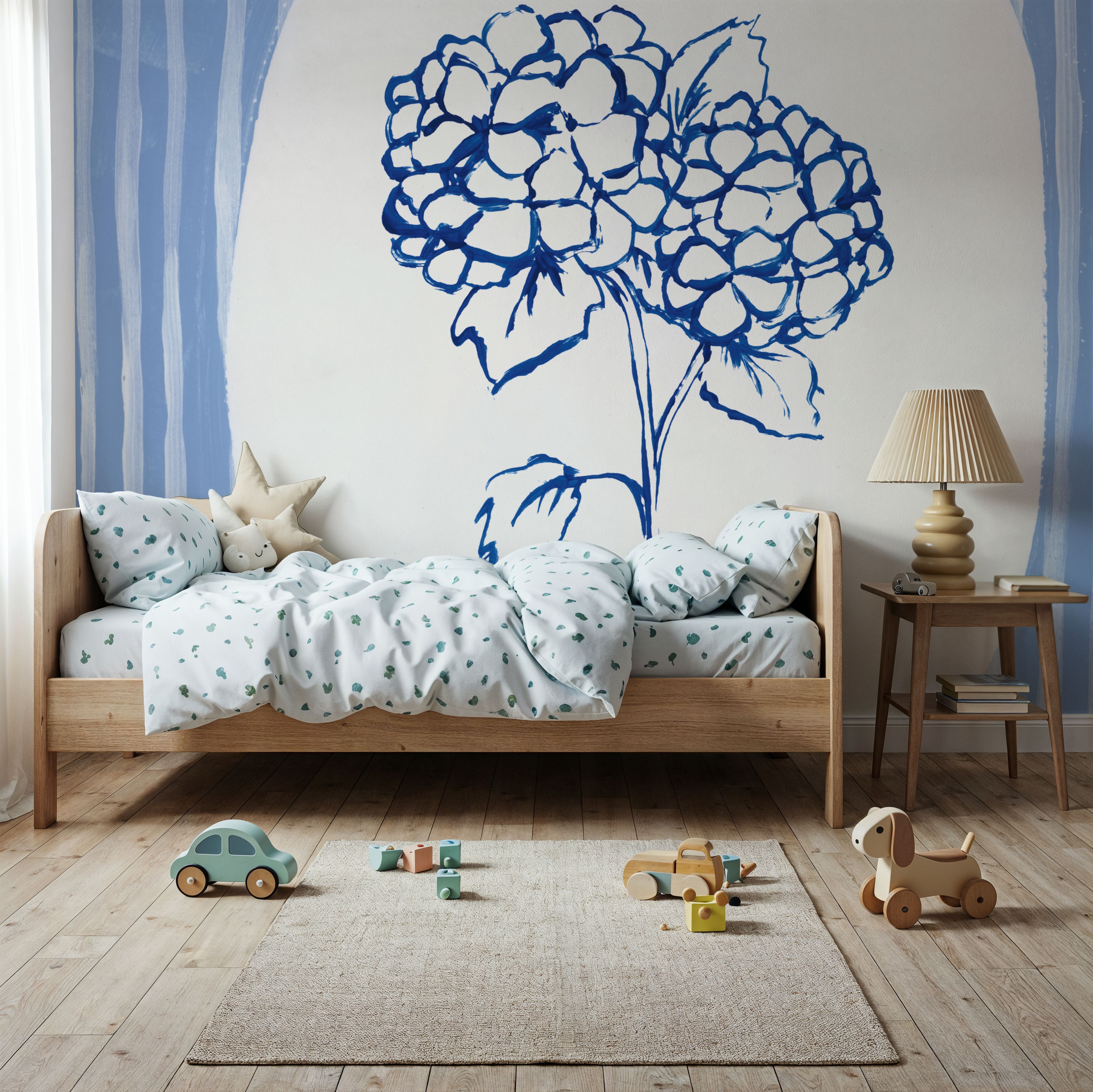 Striped Floral I