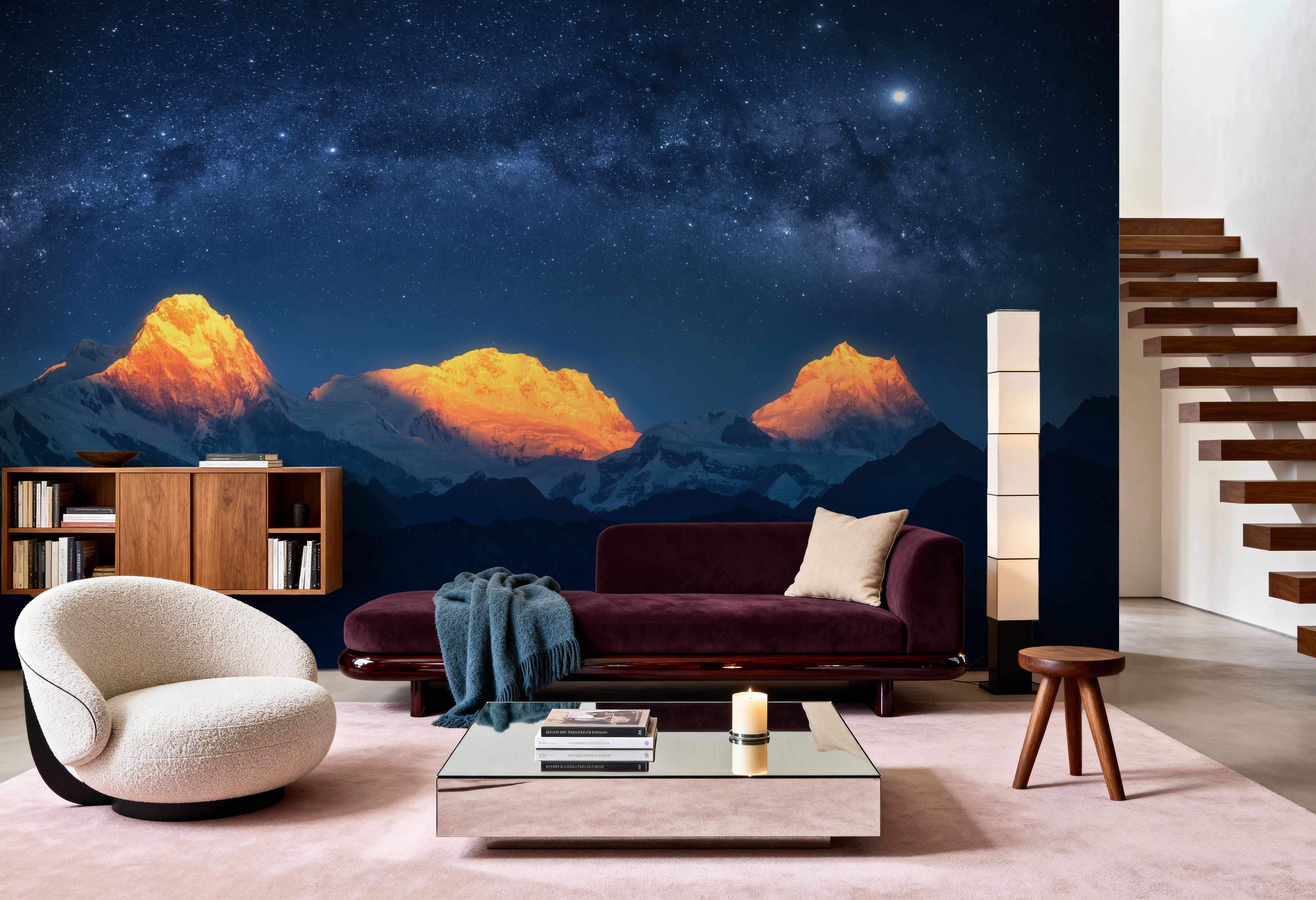 Annapurna Nights, Papier peint