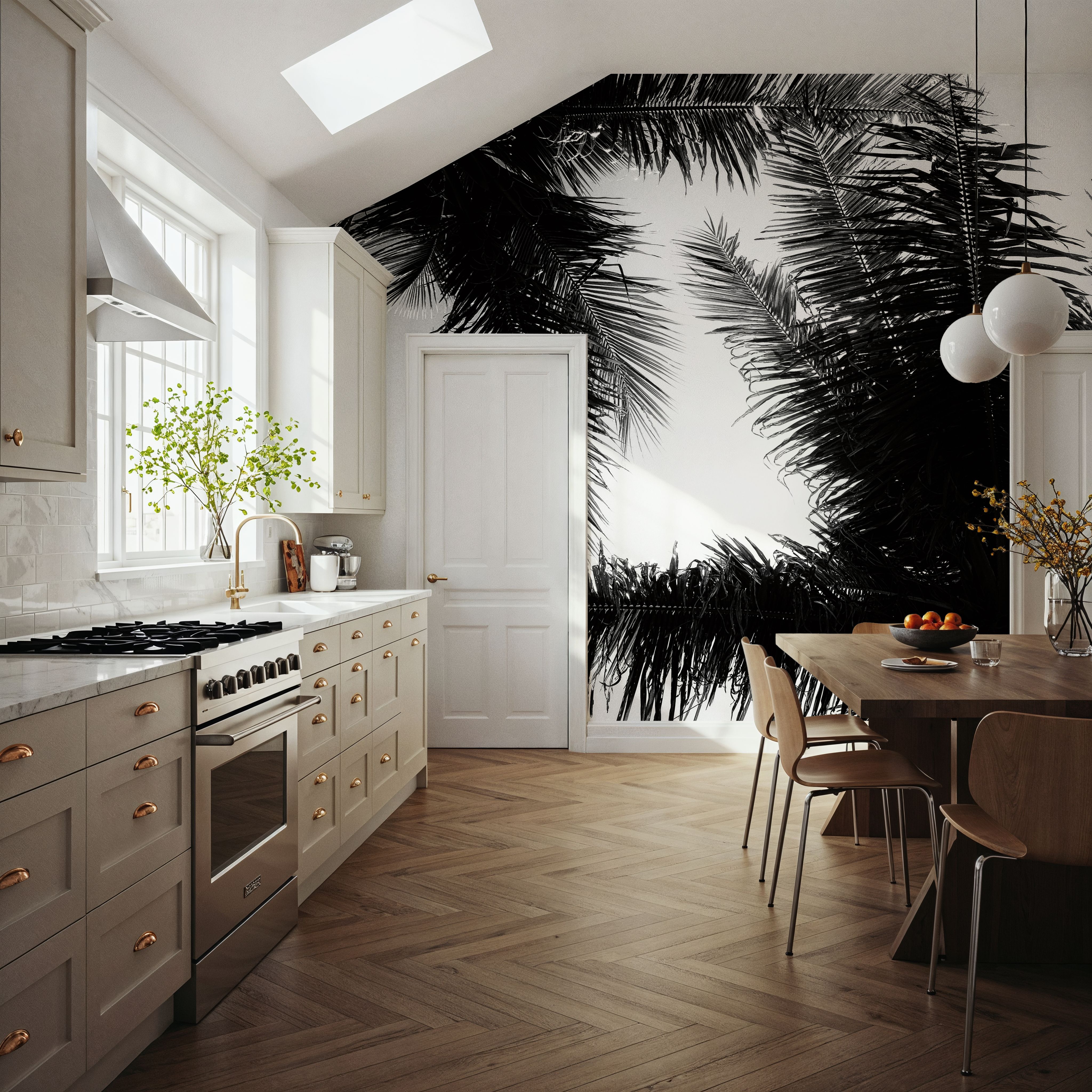 Palm Tree Looking Up I