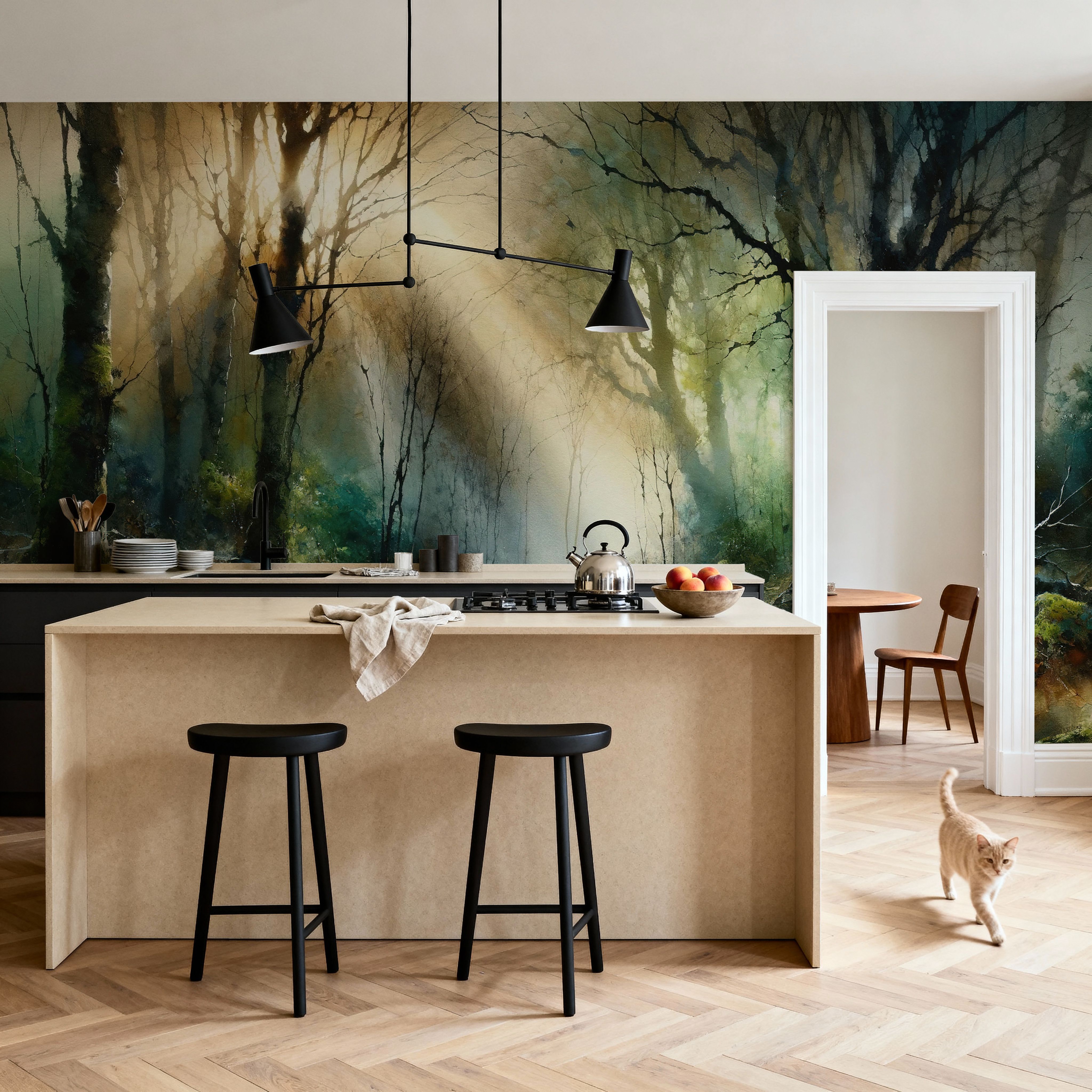 Misty Forest Awakening