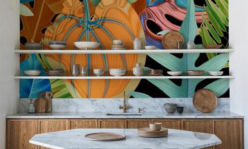 Stylish Tropic Mural