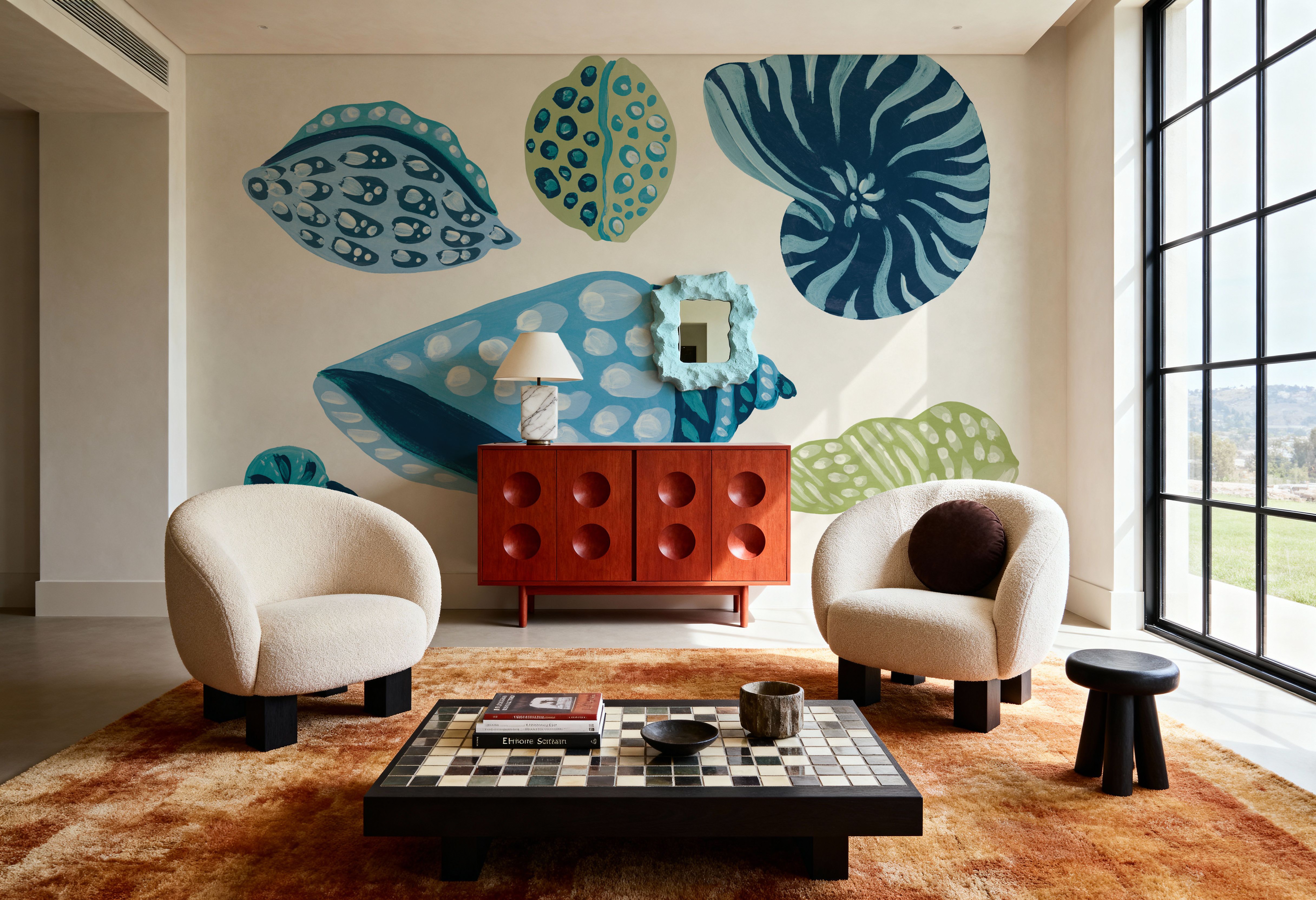 My Tropical Shell Collection I Blue