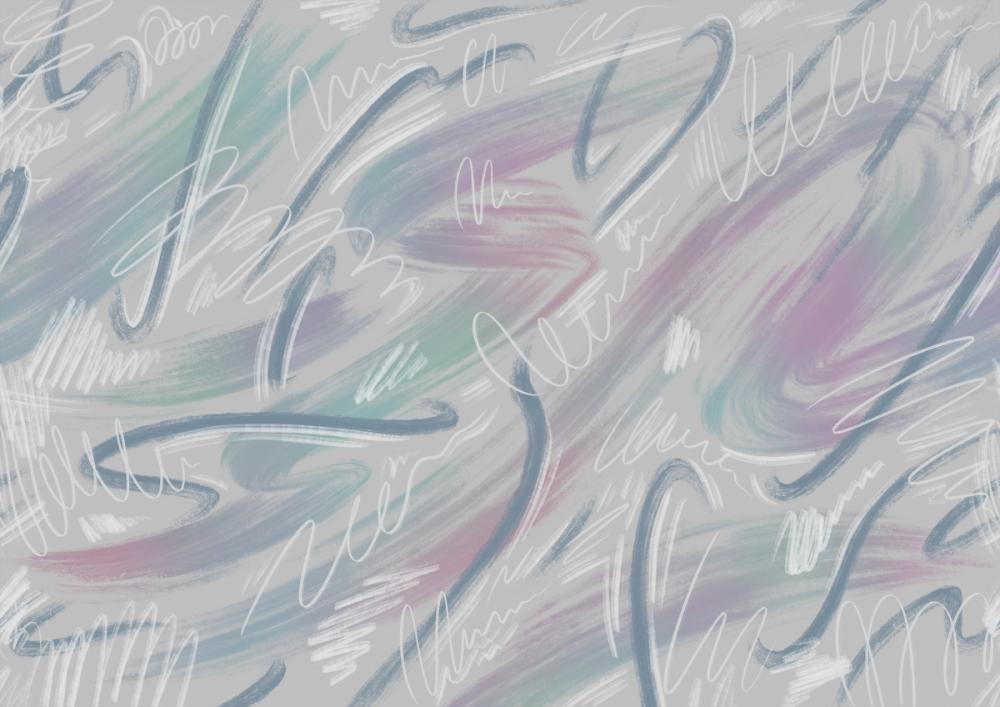 Scribble Flow, Pastel