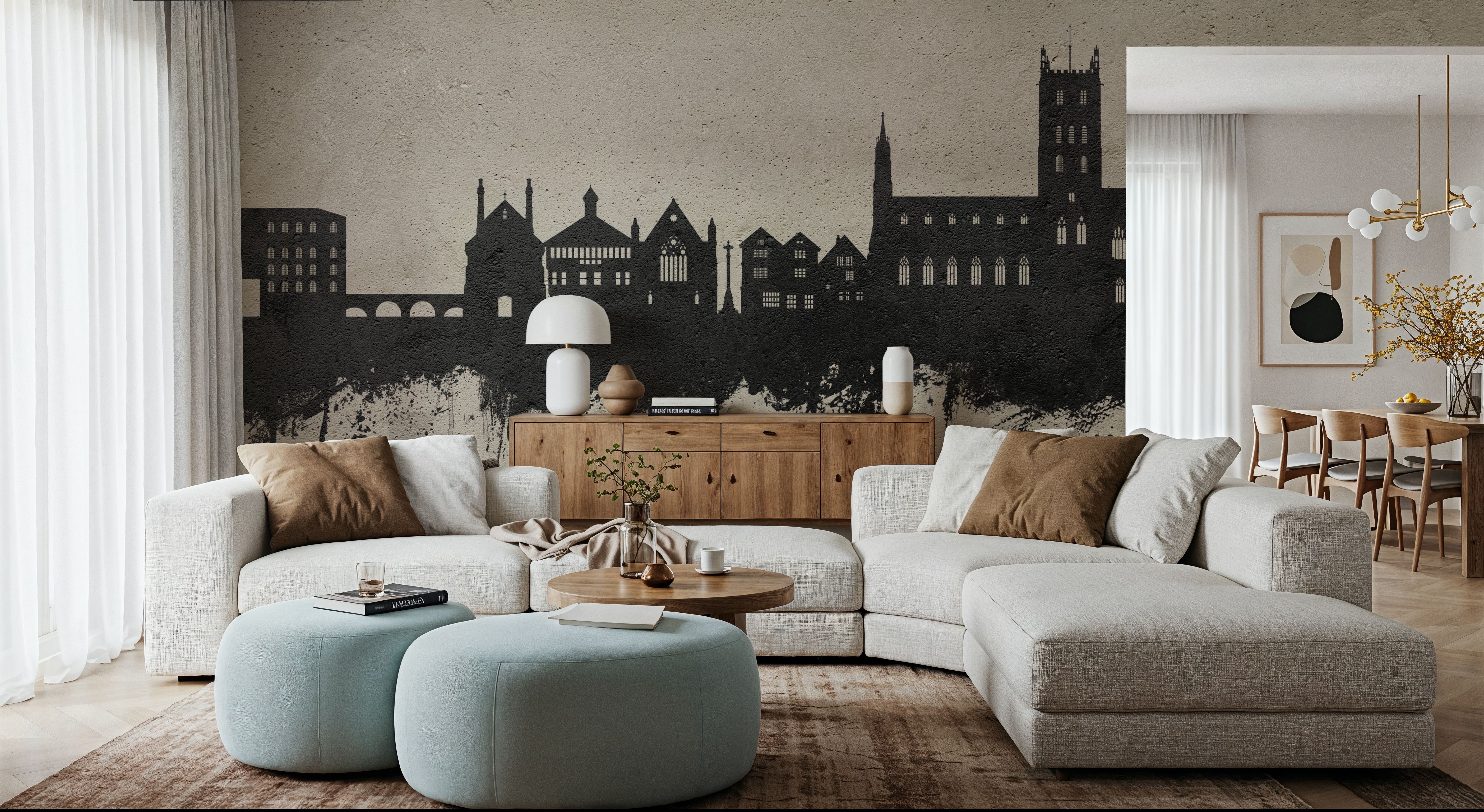 Tewkesbury England Skyline Concrete