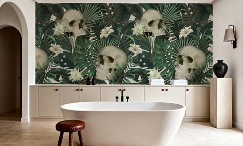 Peonies and Skulls