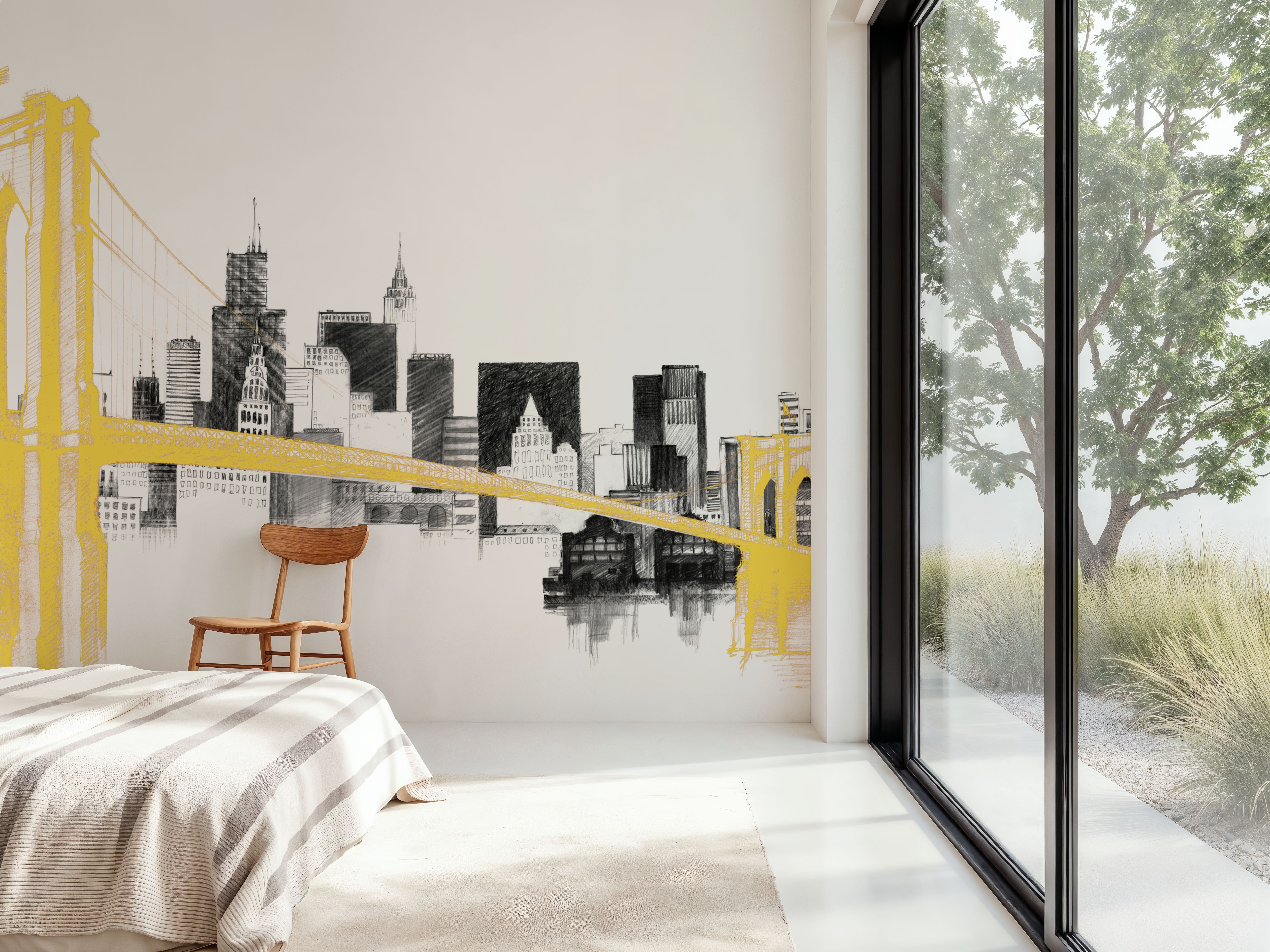 Skyline Crossing Yellow