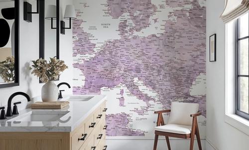 Europe Map Detailed - Cecilie