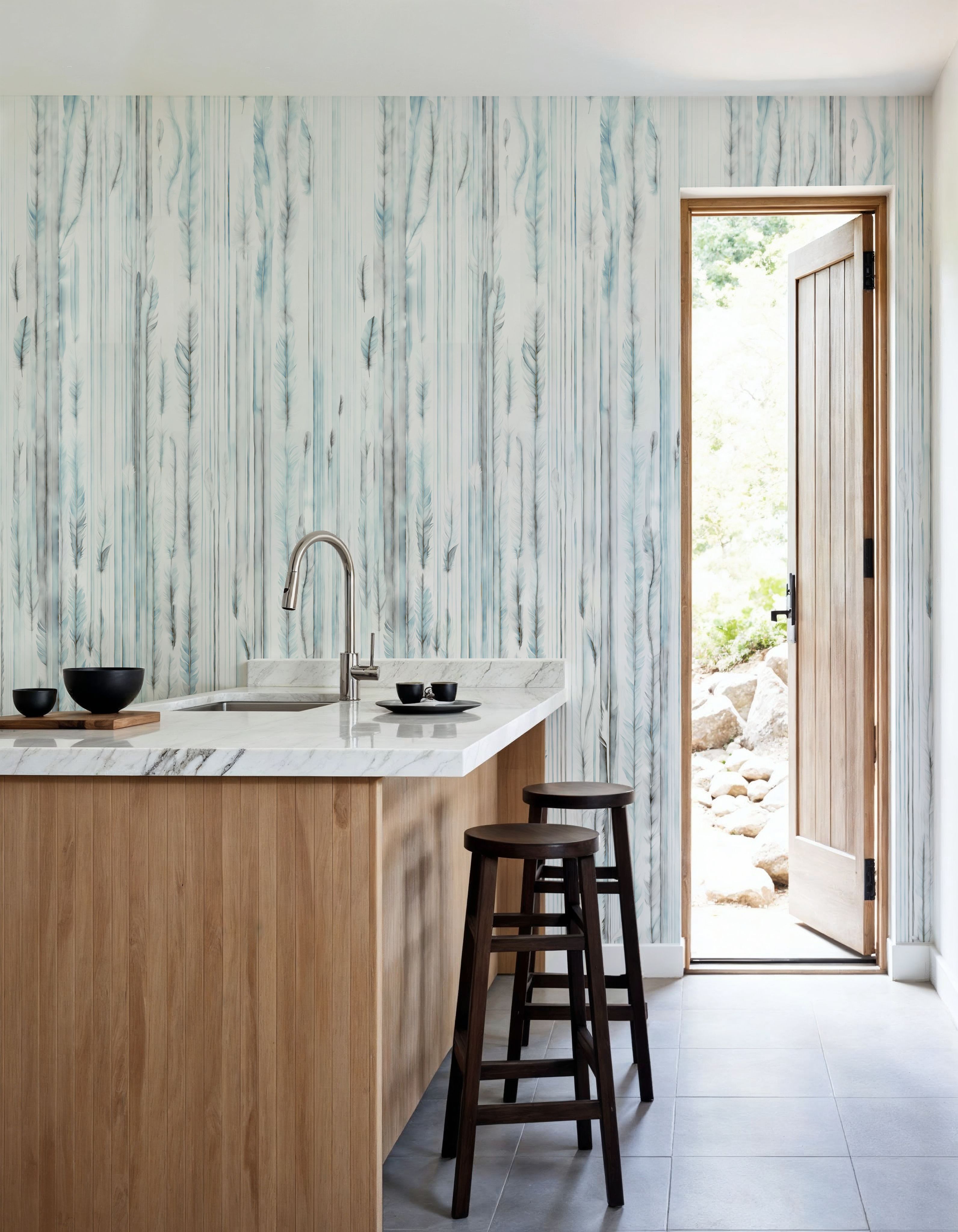 Feathers Melody Teal