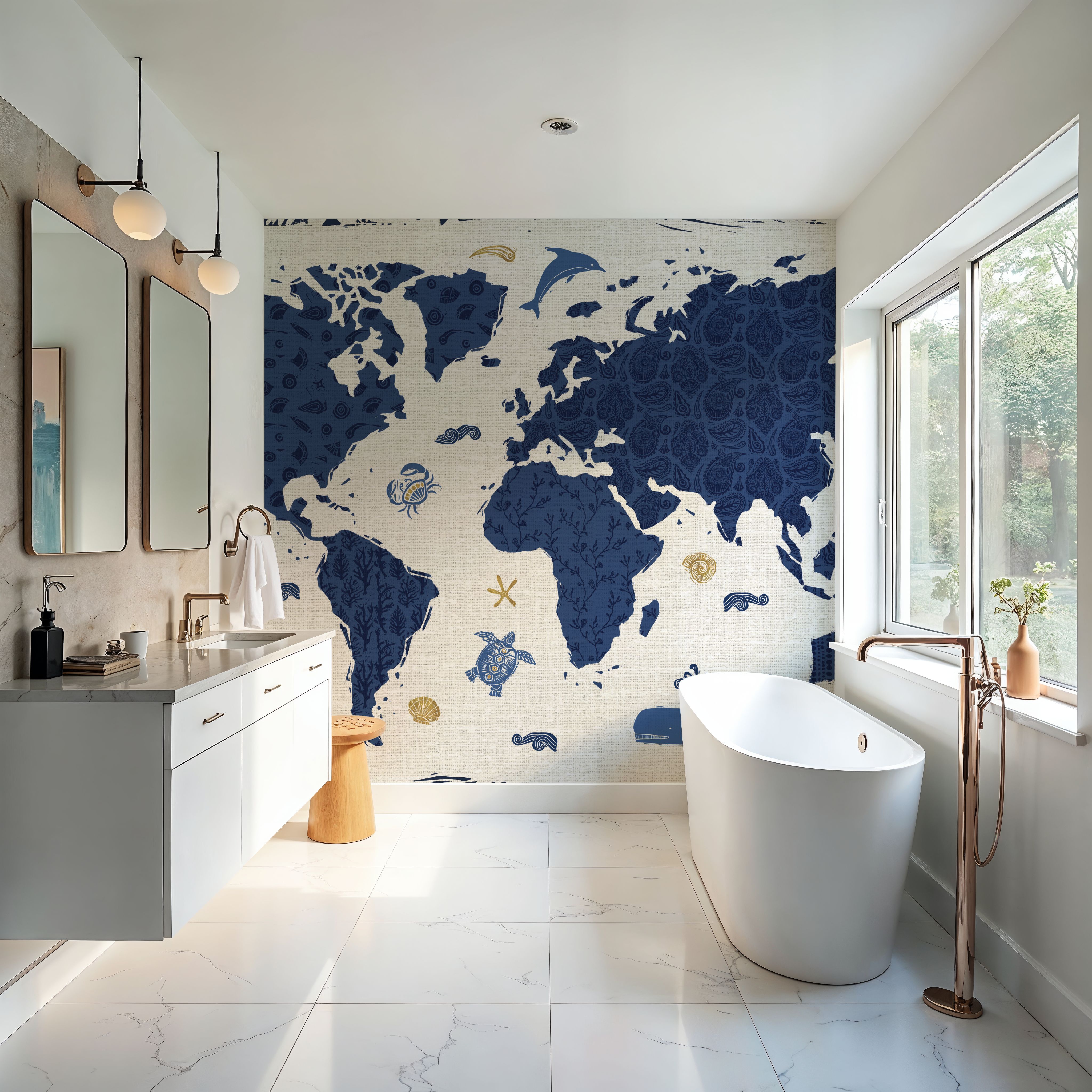 Sea This Map White