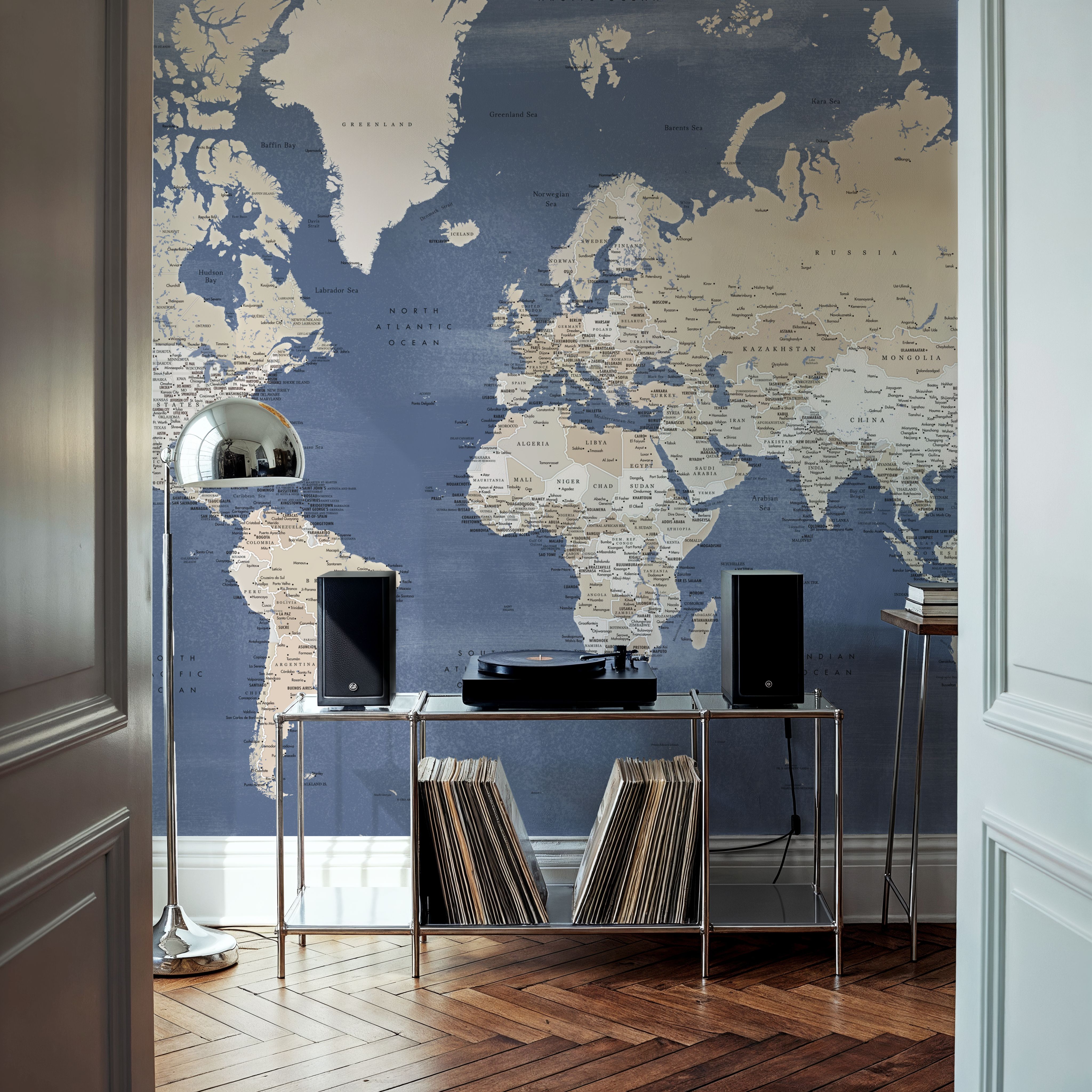World Map Cities - Oisin