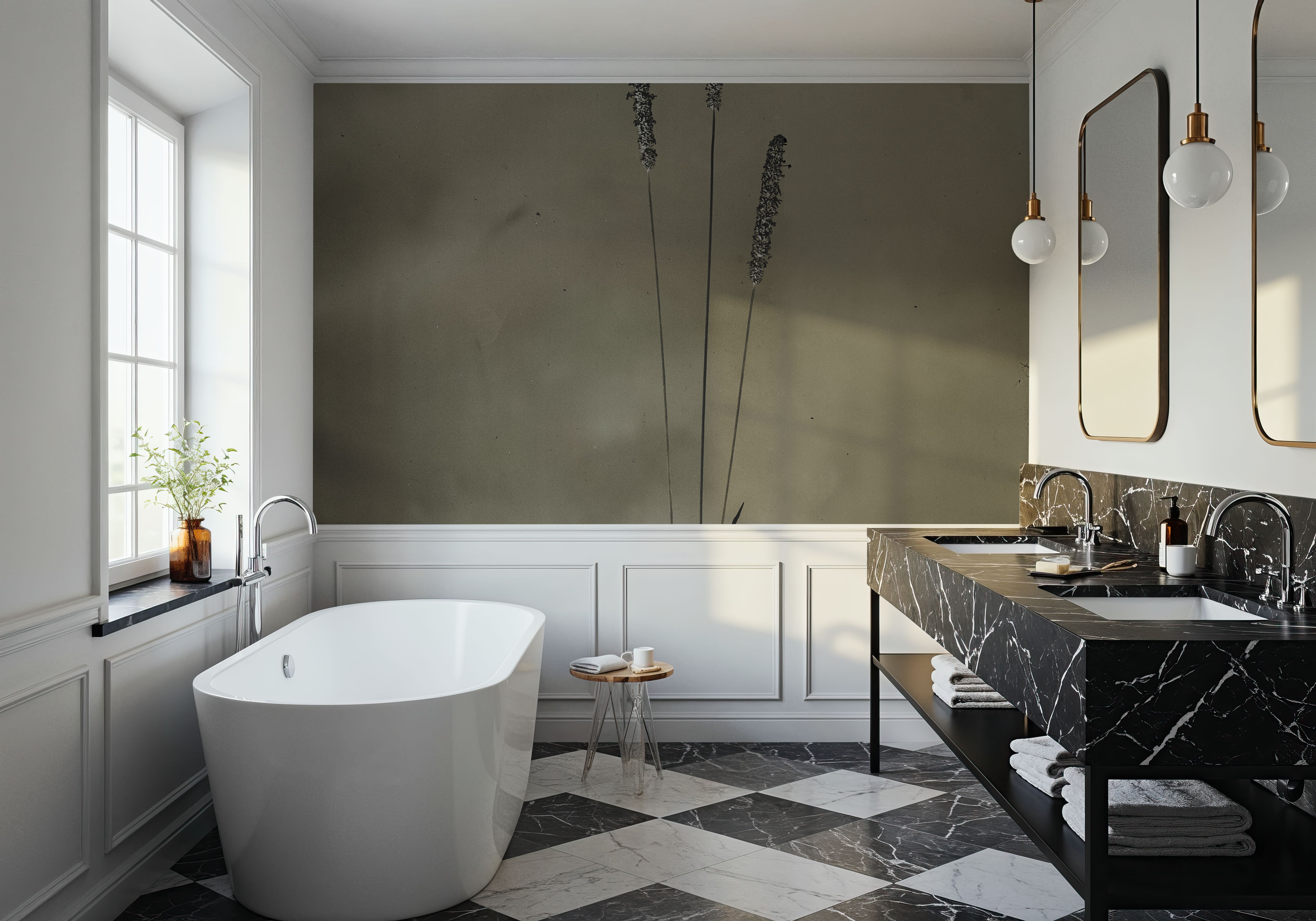 Glass Plate Botanical IV