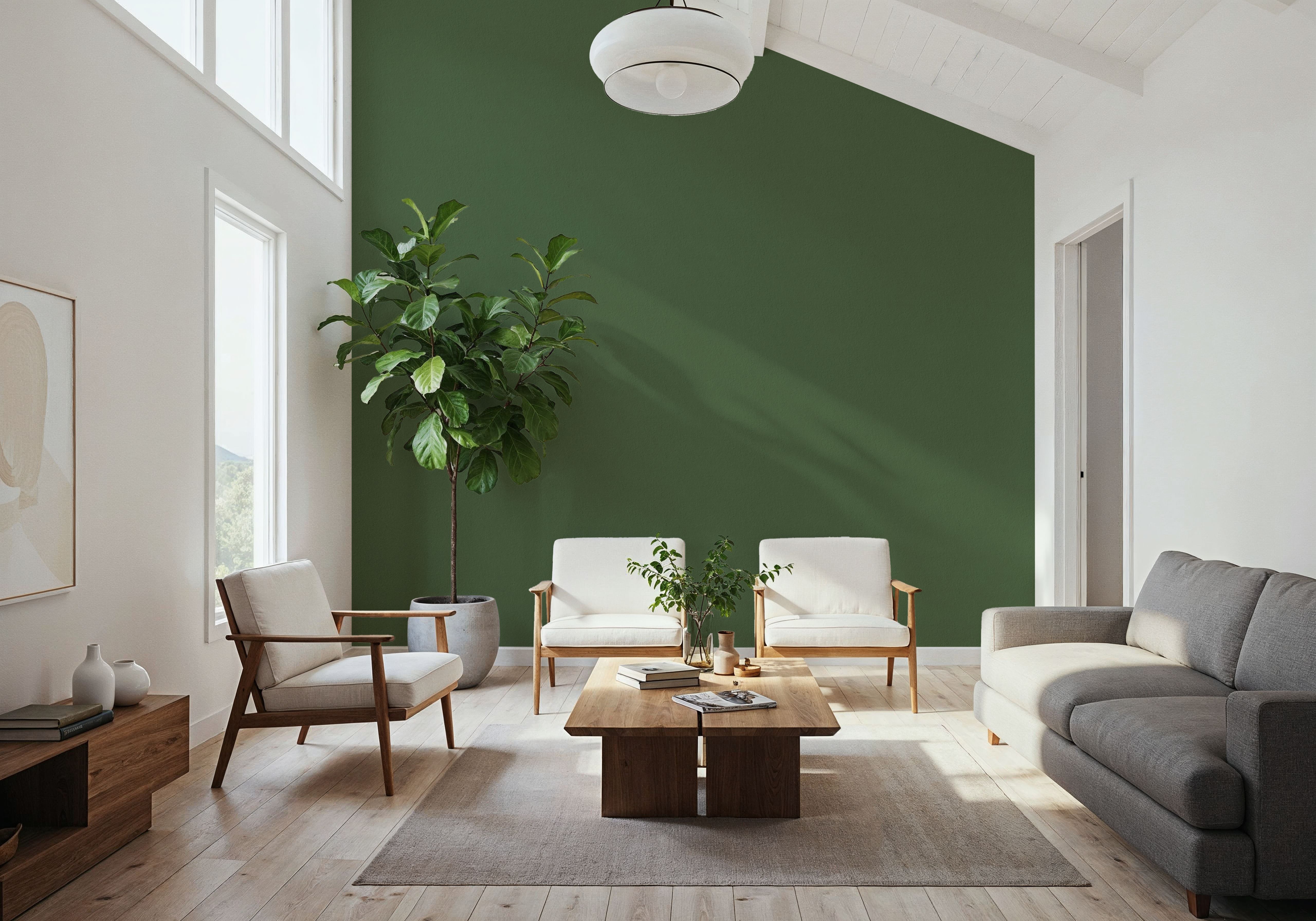 Faux Sand Stucco Finish, Moss
