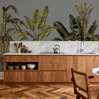 Madagascar Foliage, Blue