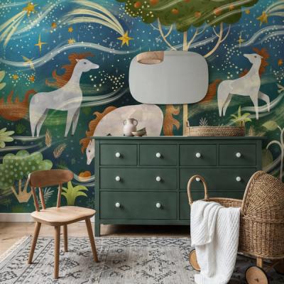 Enchanted Horses, Midnight Blue