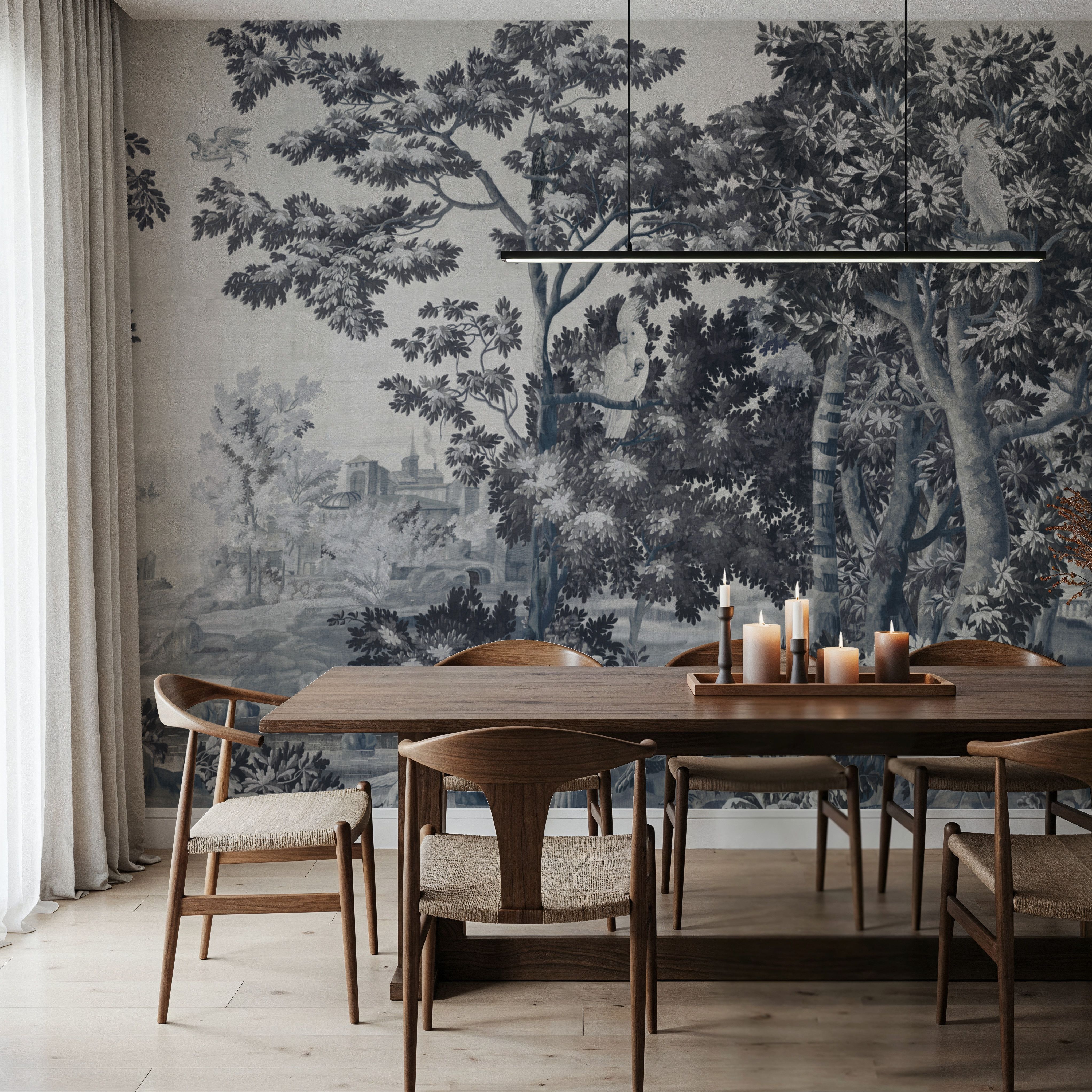 Enchanted Grove Tapestry, Blues