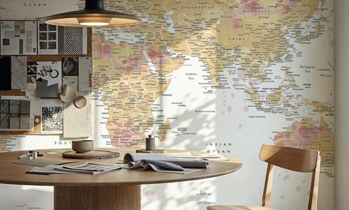 World Map Cities - Amanda