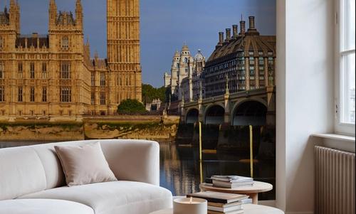 Big Ben Tower and Thames River